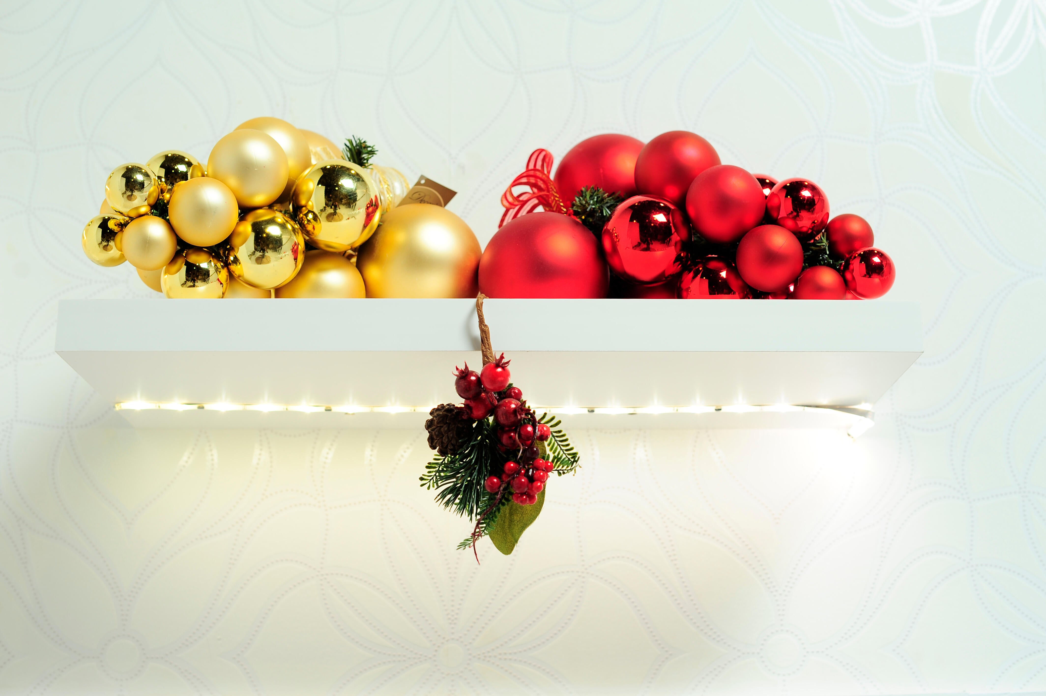 Rama con bayas rojo Ø 20 cm - 8