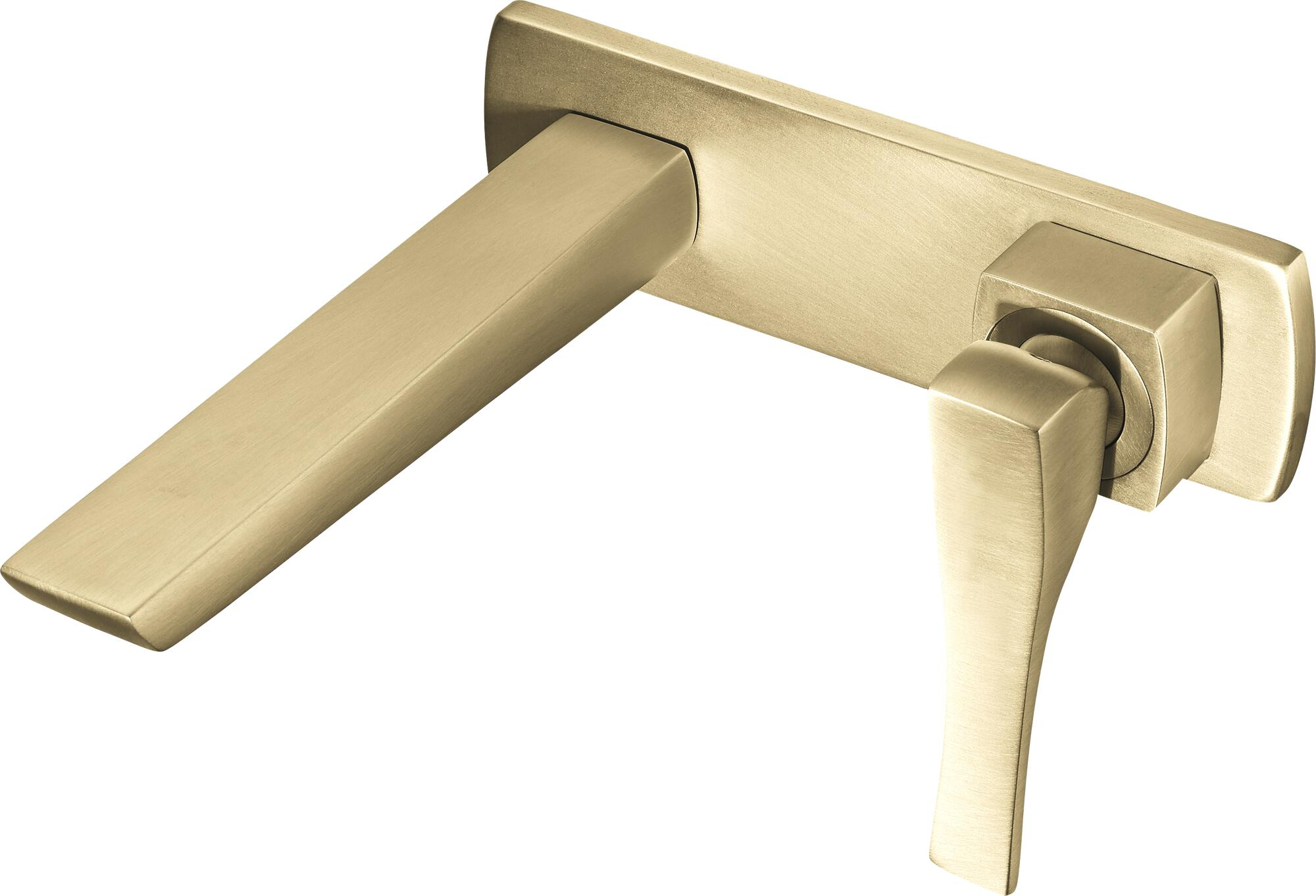 Grifo lavabo empotrado maier skip oro cepillado