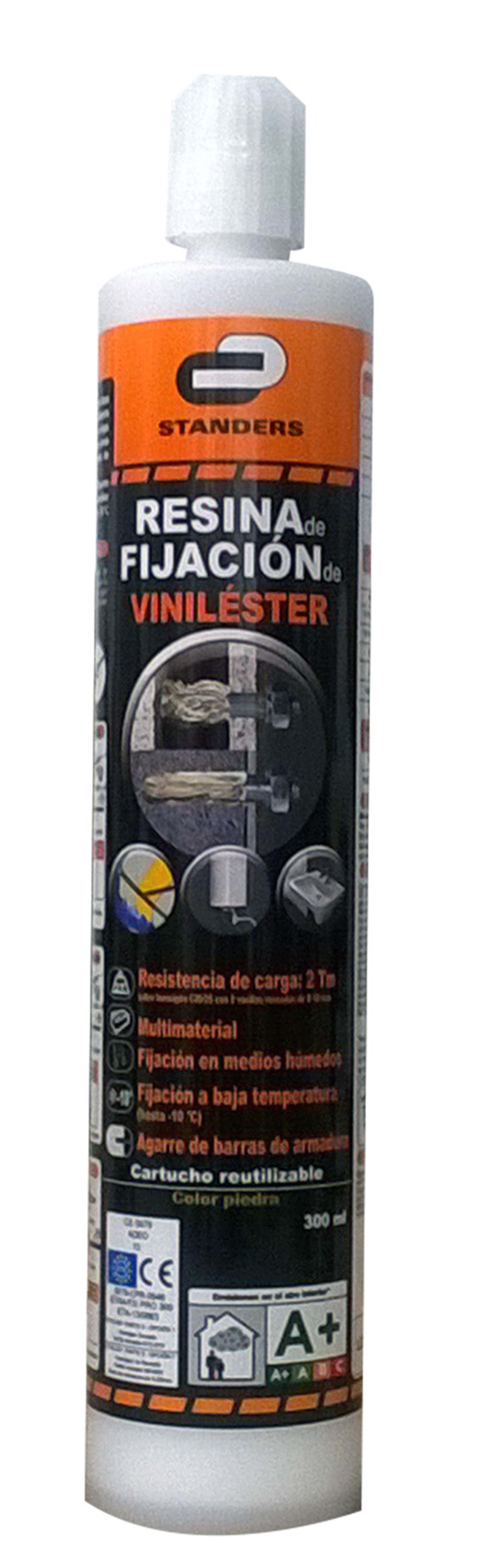 Taco de inyección STANDERS de viniléster 300 ML con 2 mezcladores - 3