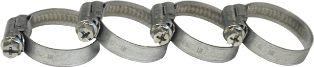 Pack de 4 abrazaderas acero S&M - 20 a 32mm.