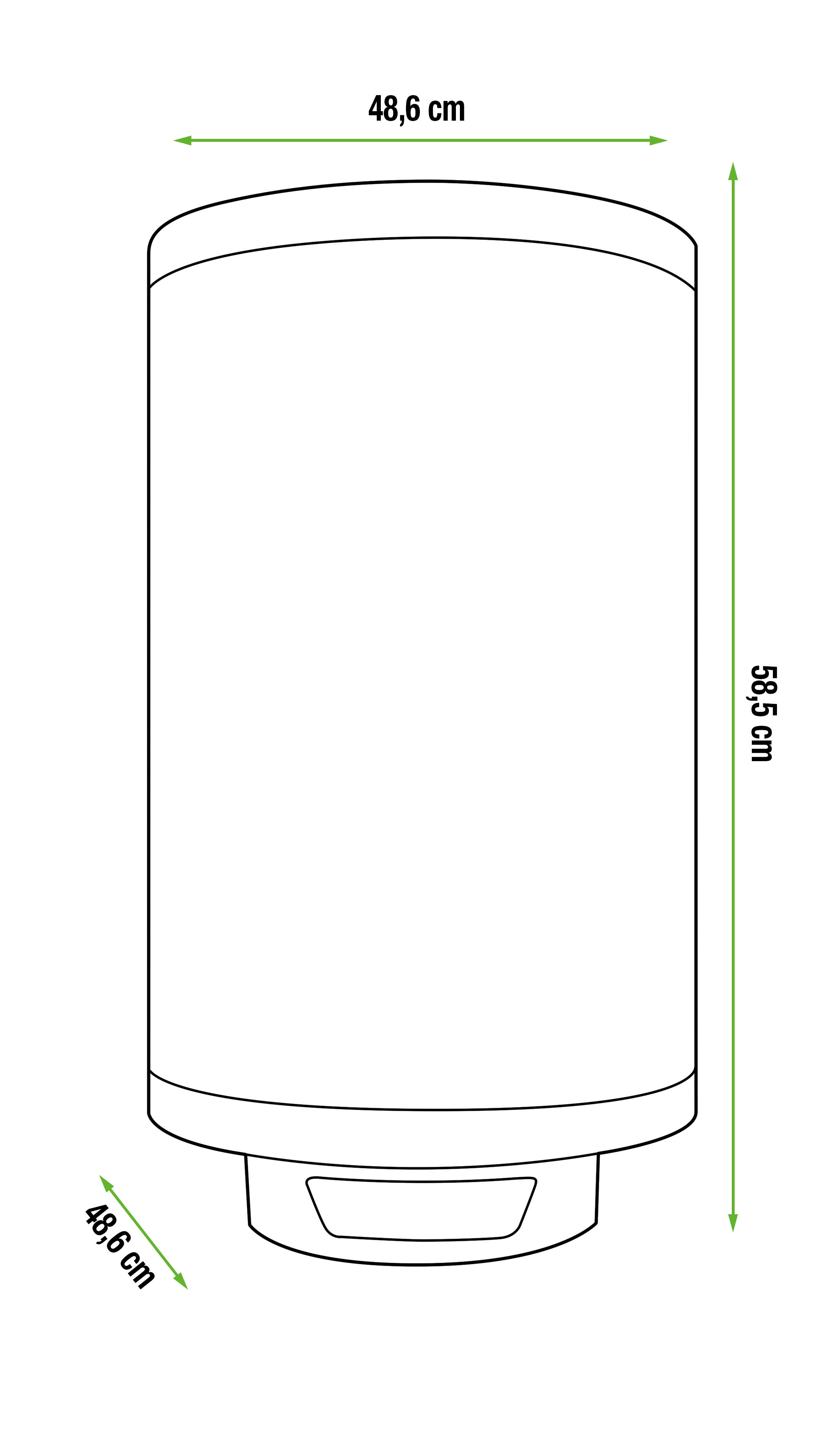 Termo electrico Bosch Tronic 6000 50l multiposición - 1
