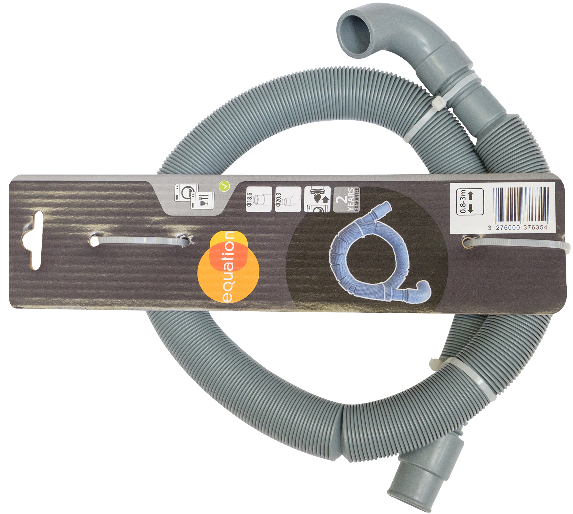Tubo descarga extensível EQUATION 80-300CM - 2