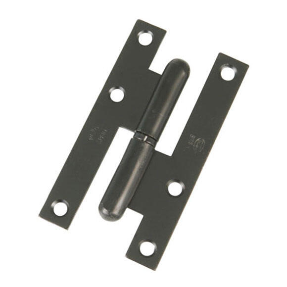 Dobradiça de porta LACADO PRETO ESQUERDA 9.5CM