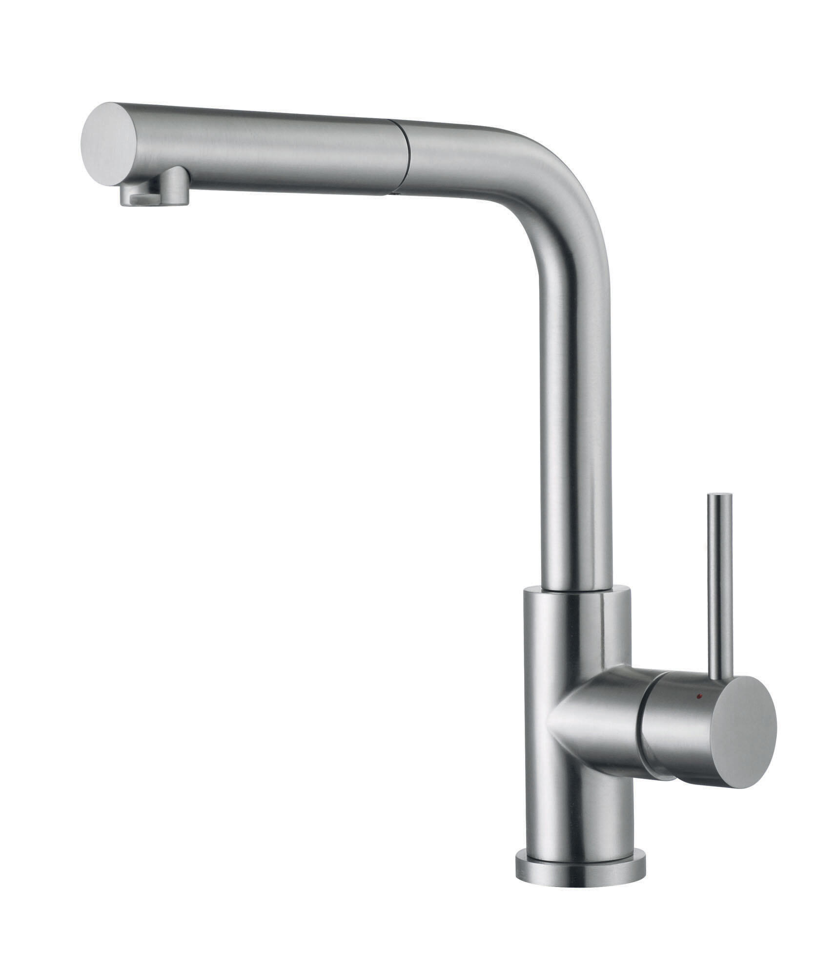 Grifo con ducha luisina rc304 acero inox cepillado
