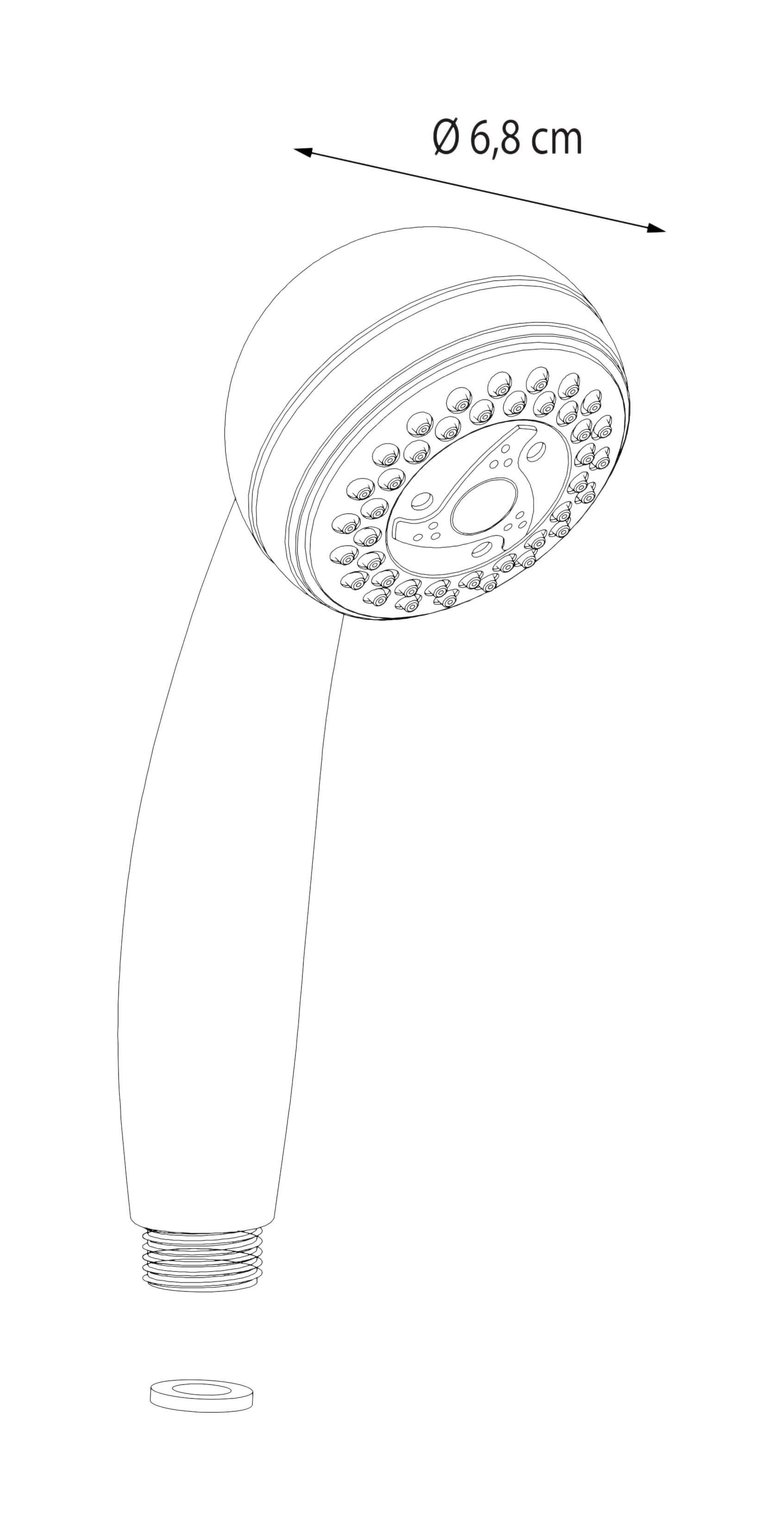 Chuveiro SENSEA RYCO CROMADO 3 JATOS - 4