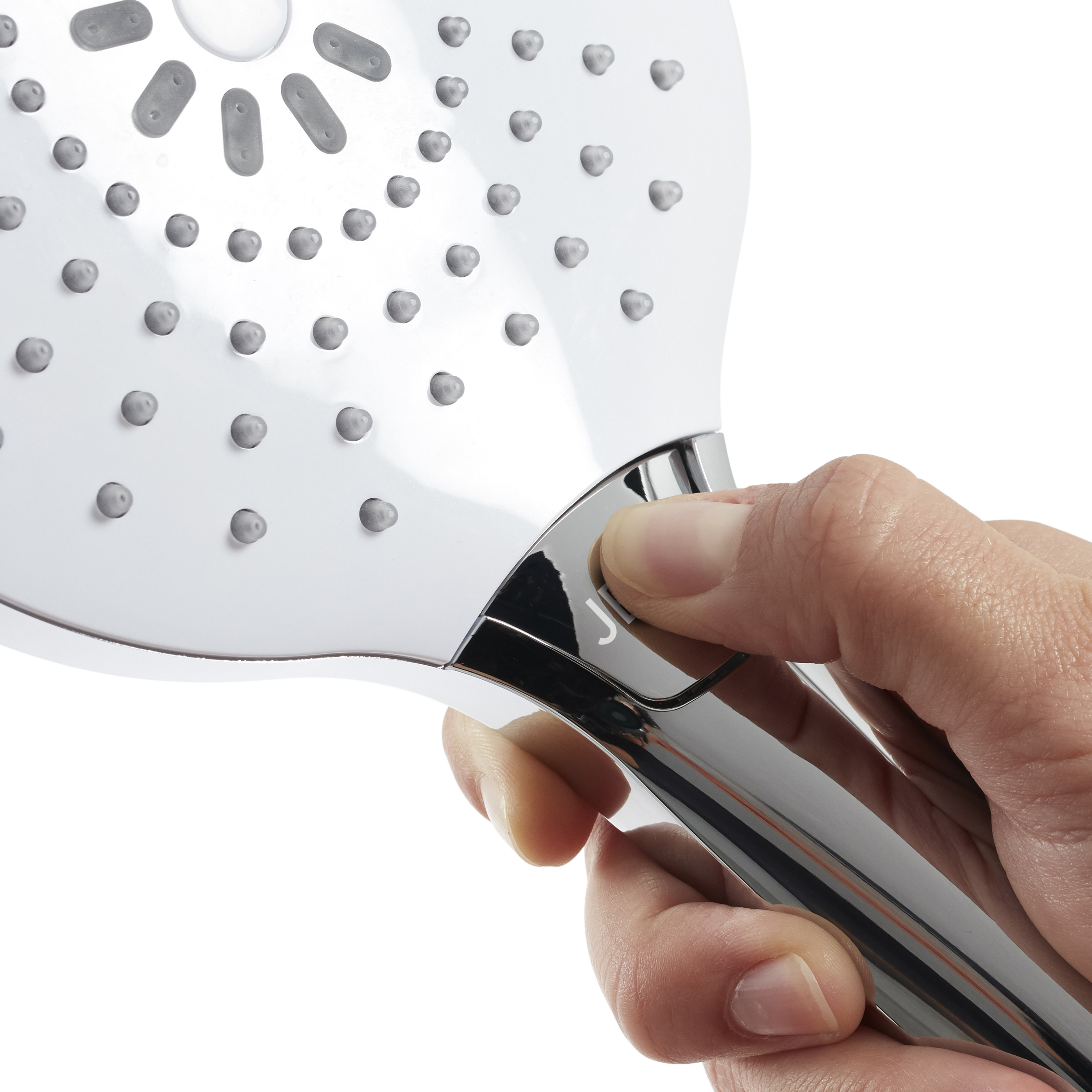 Alcachofa de ducha SENSEA Etna cromo con 3 funciones - 7