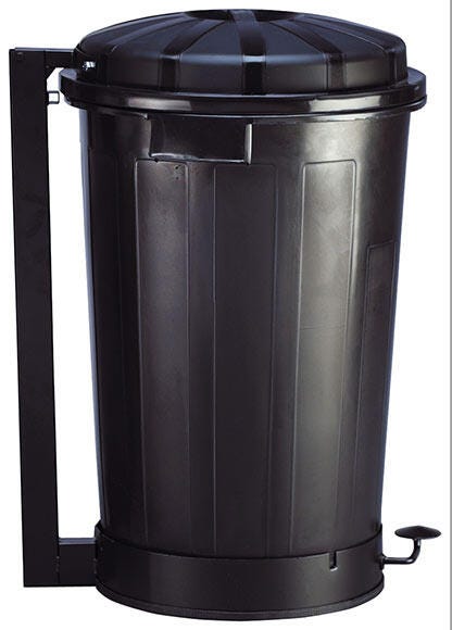 Plástico Contenedores De Reciclaje Amazon Cubo Basura 70L Amarillo