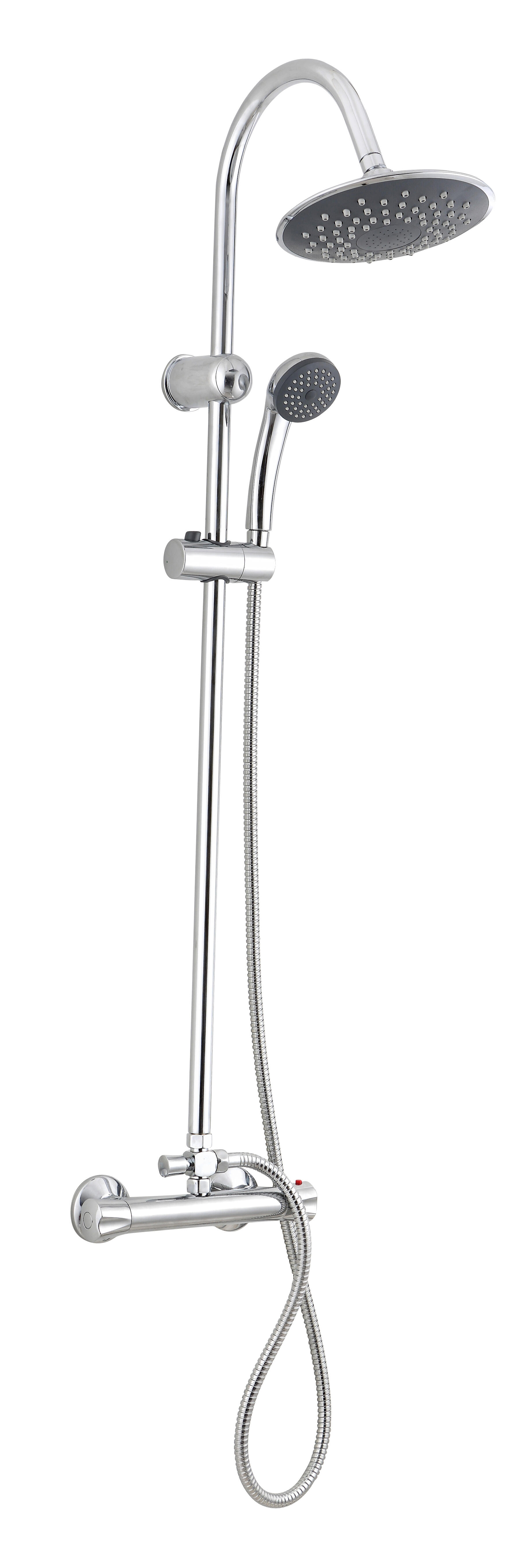 Columna de ducha termostática nerea cromado