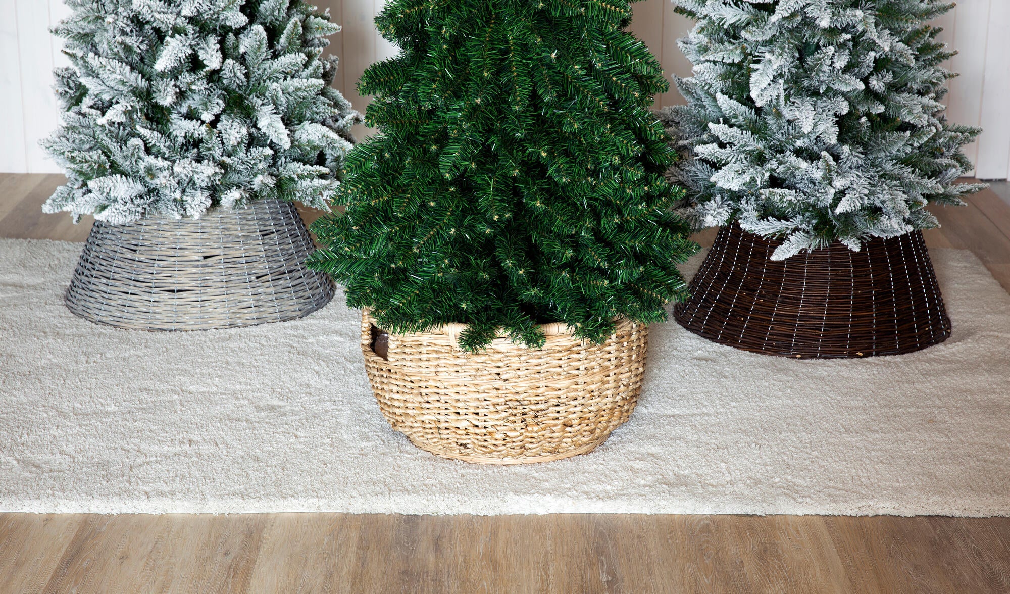 Base para árbol de Navidad yute 57x28 cm - 9