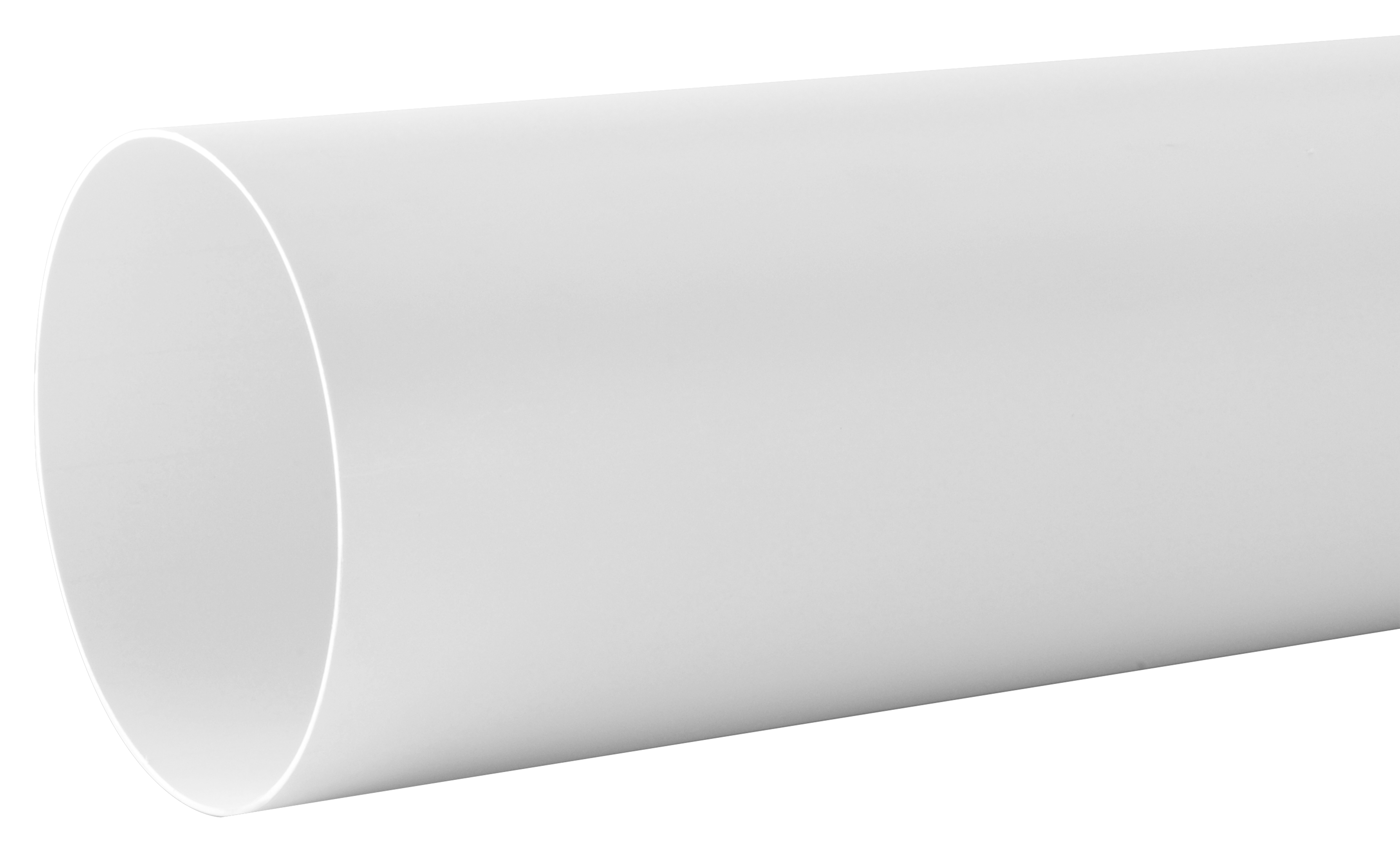Tubo redondo pvc de 150cm y diámetro 10 cm