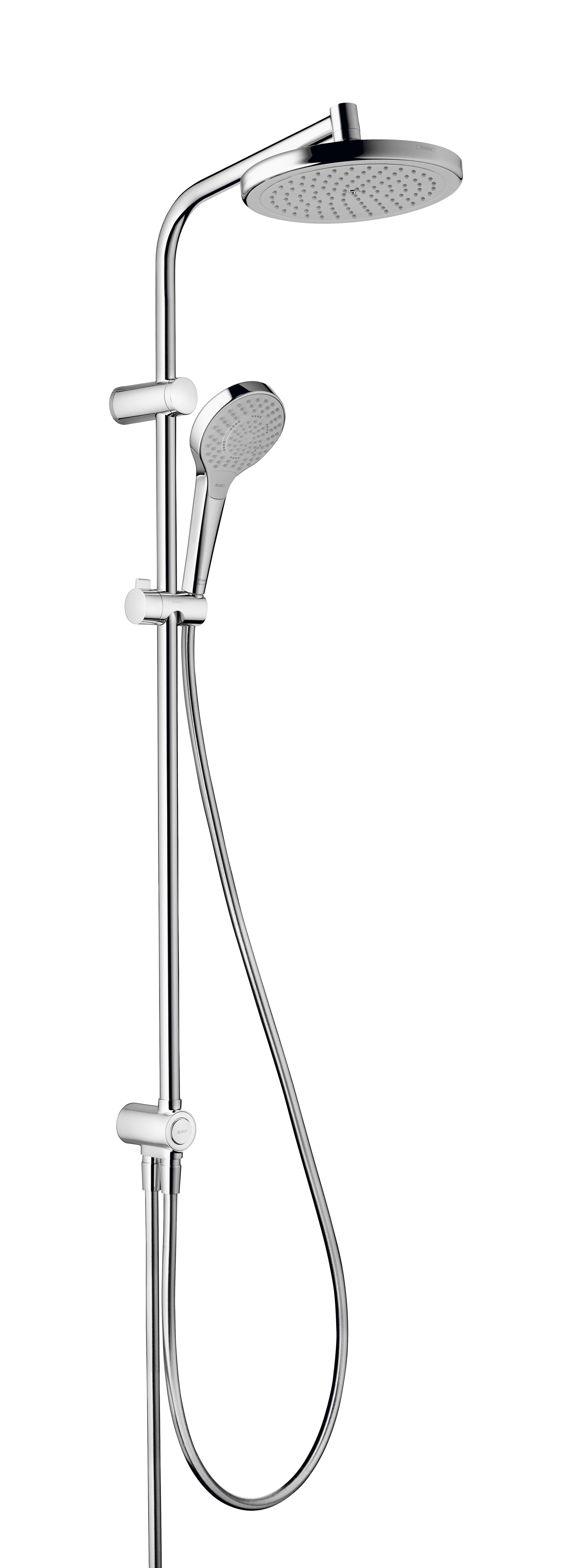 Columna de ducha sin grifo hansgrohe my select cromado