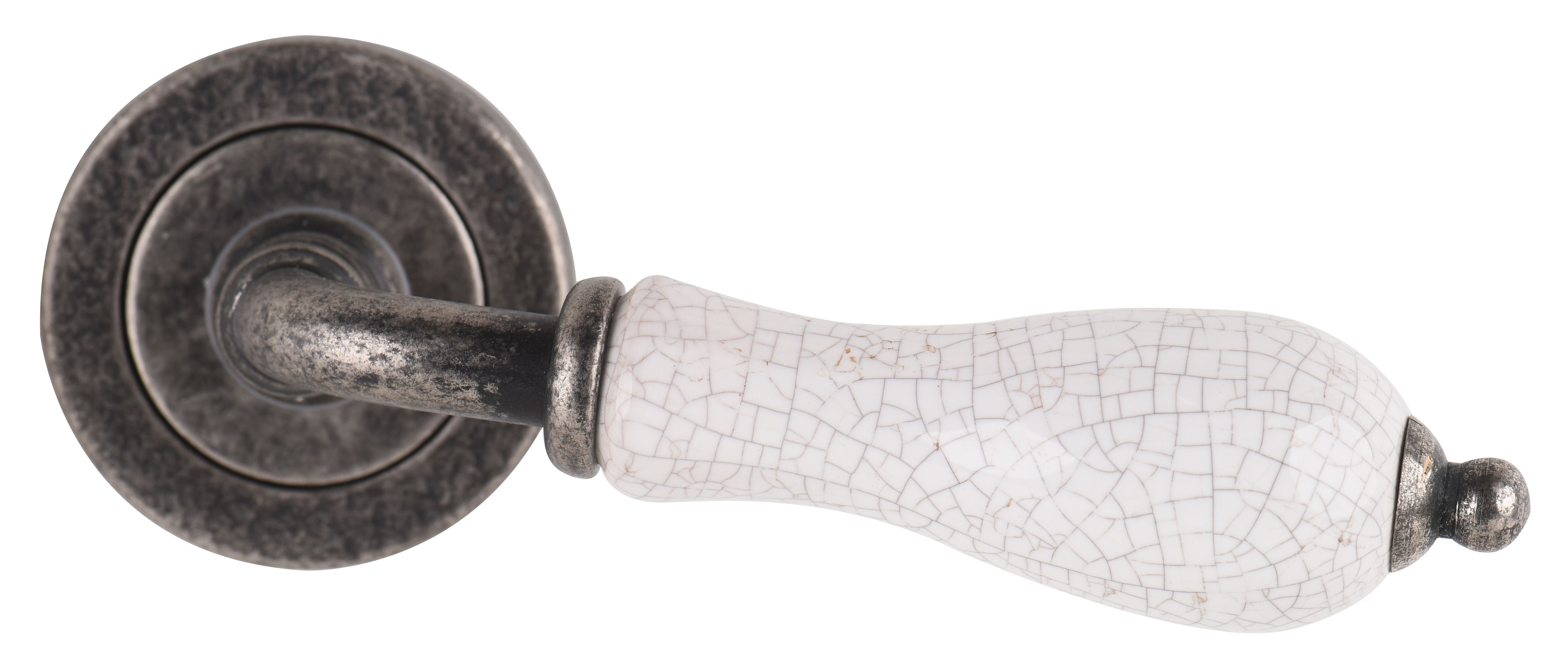 Juego de manilla con roseta INSPIRE serie Sidney en zamak envejecido - 4