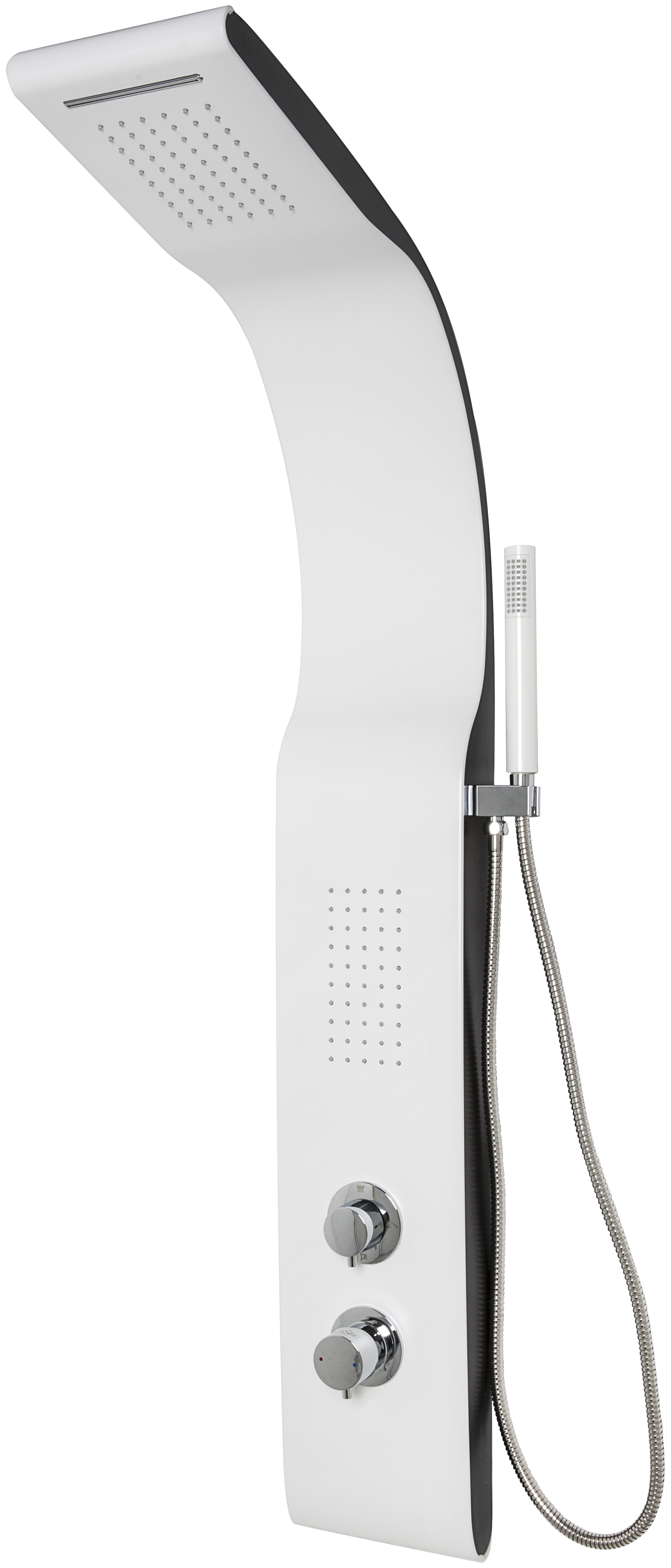 Columna de ducha hidromasaje monomando SENSEA Evodi blanco - 6