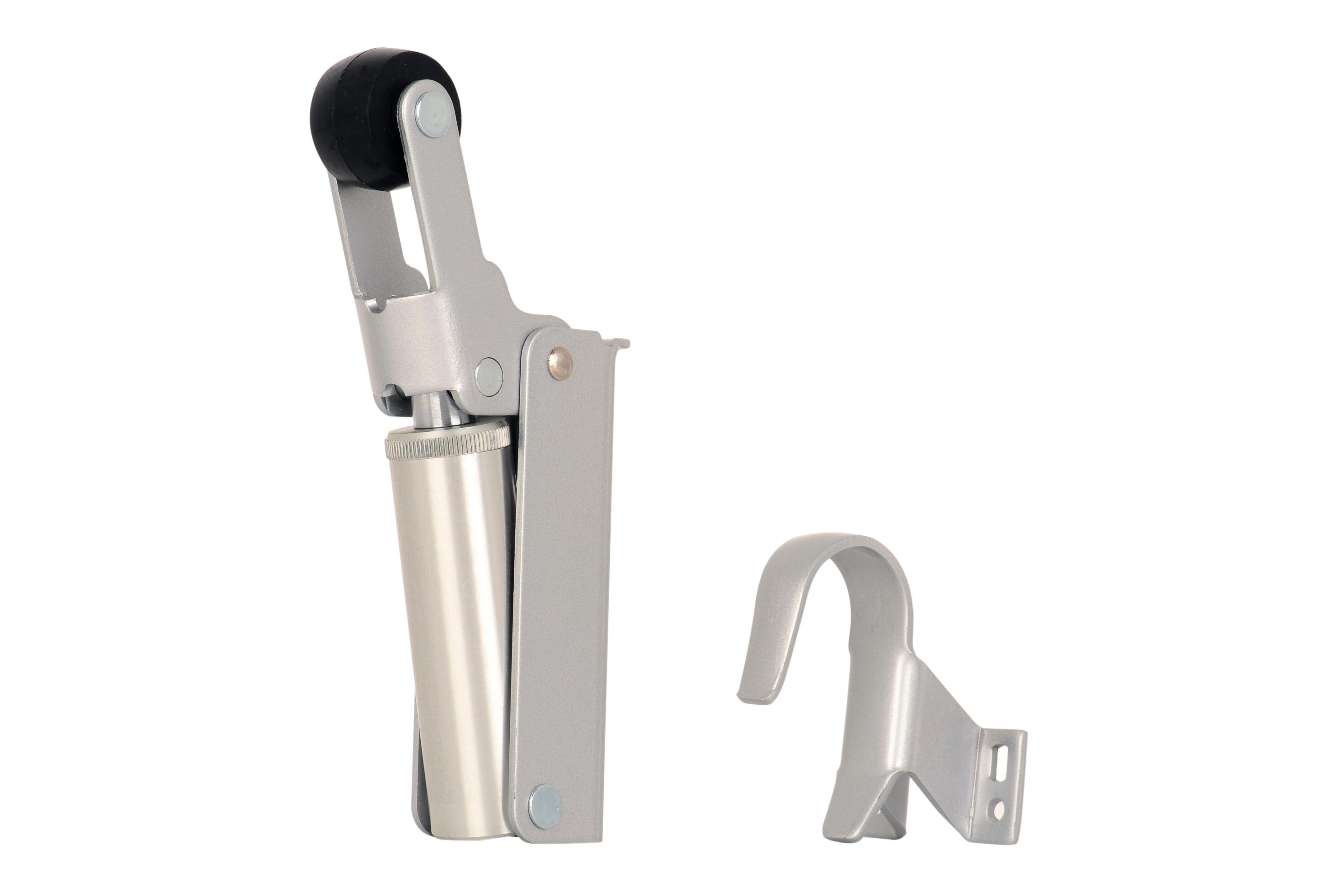 Brazo muelle para puertas en aluminio gris / plata | Leroy Merlin