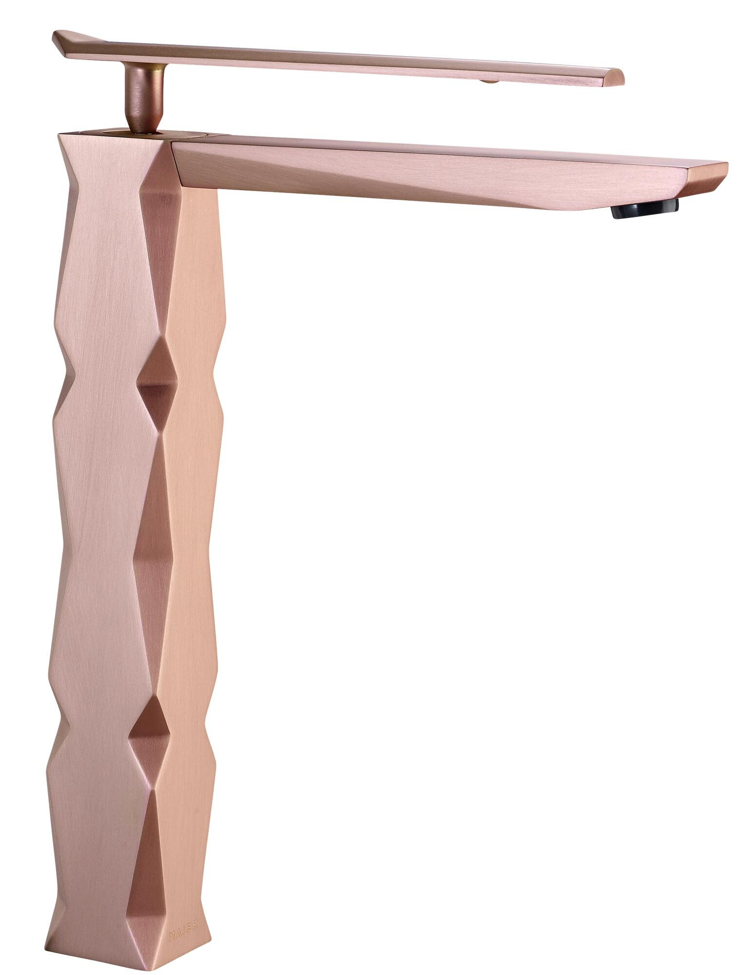 Grifo lavabo alto maier ikon cobre mate