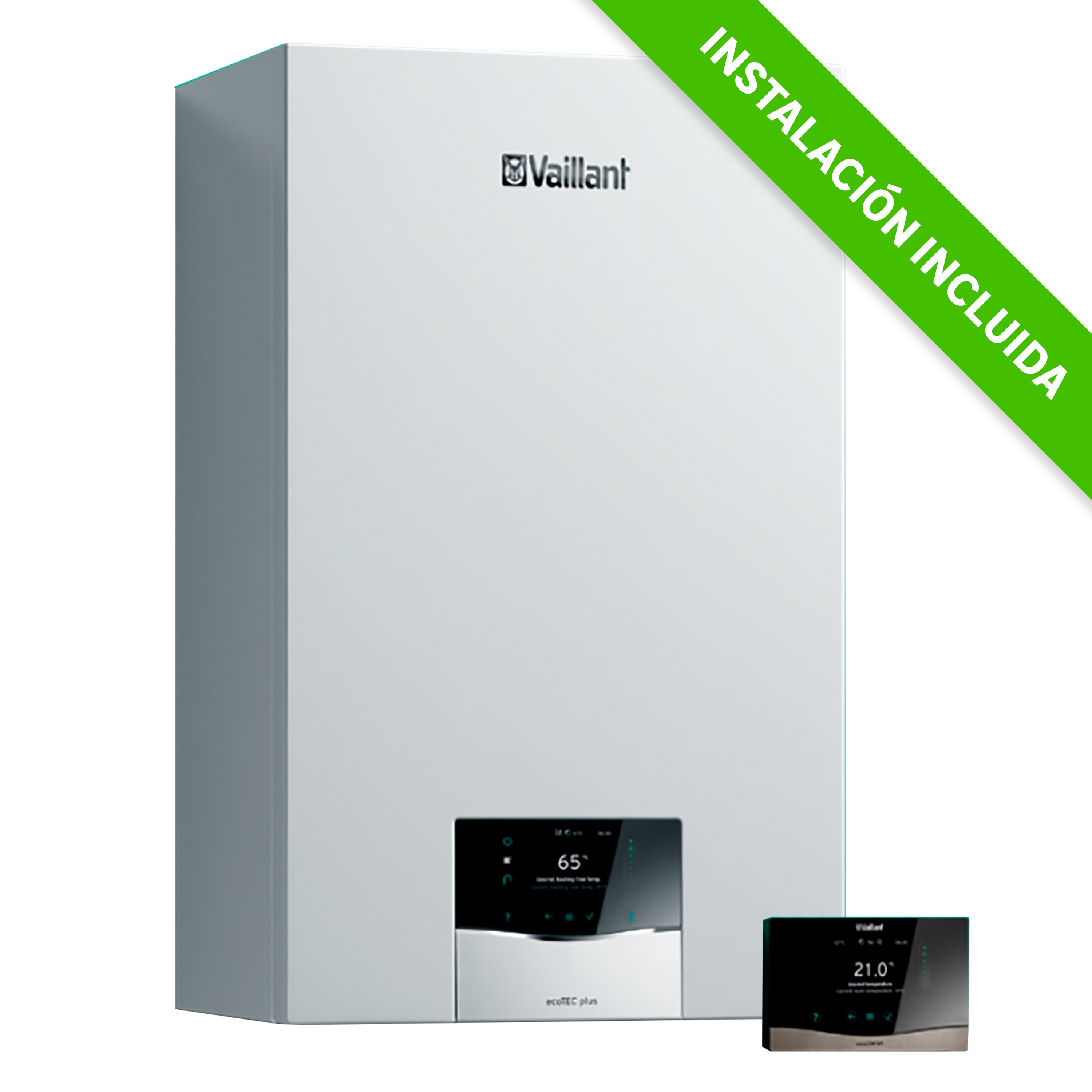 Caldera condensación gas natural VAILLANT Ecotec plus SensoHome 26kw ...