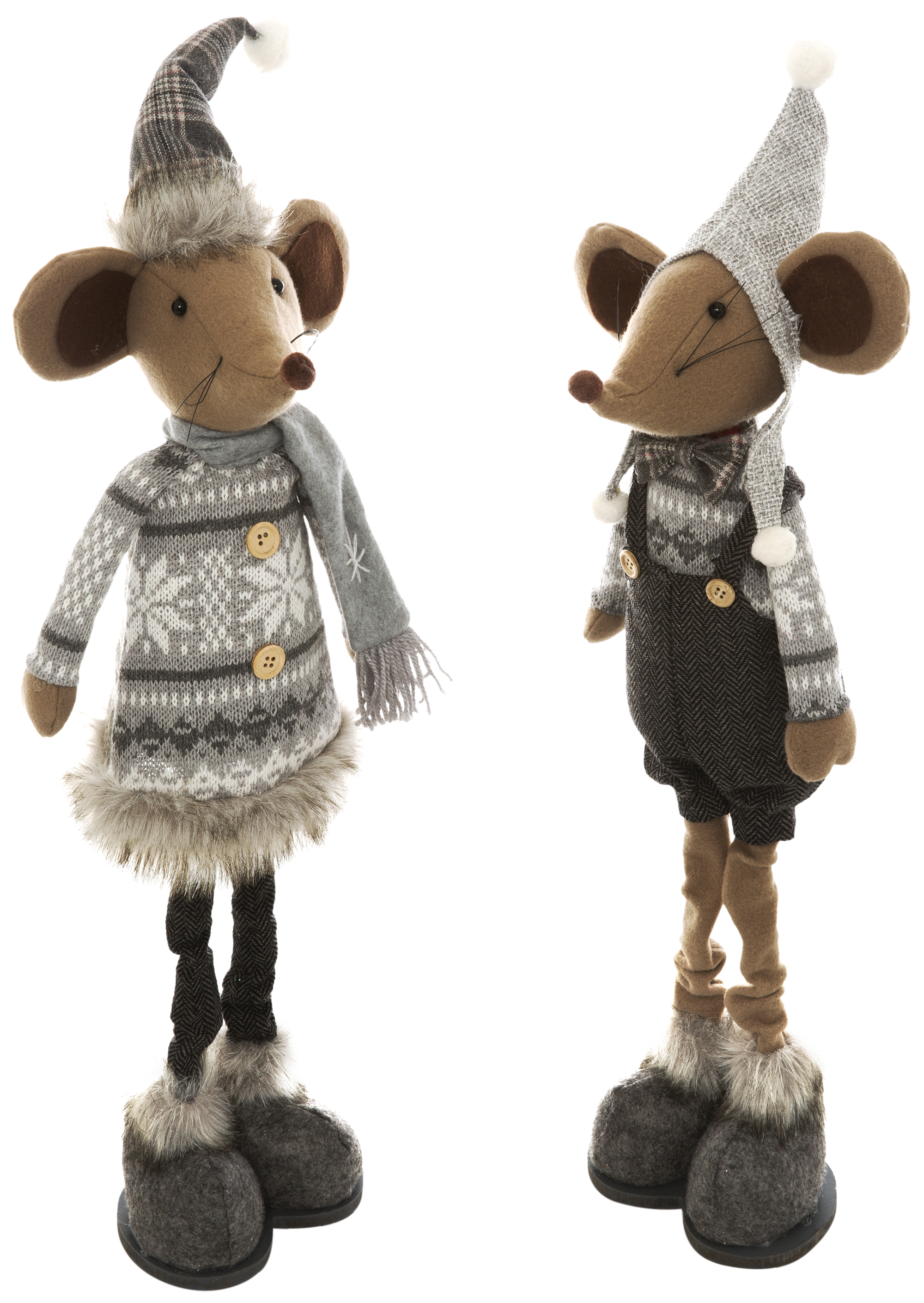 Figurina Raton Figura de ratón navideño 59 cm | Leroy Merlin