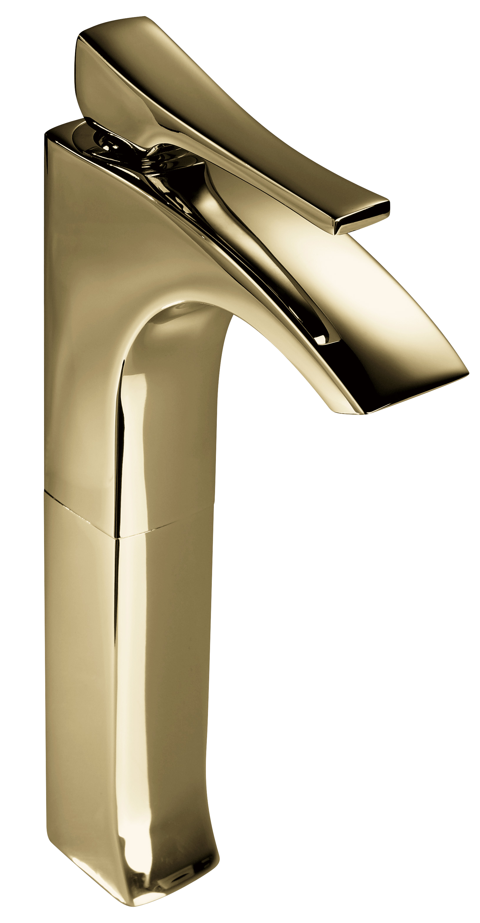 Grifo lavabo alto maier skip oro brillo