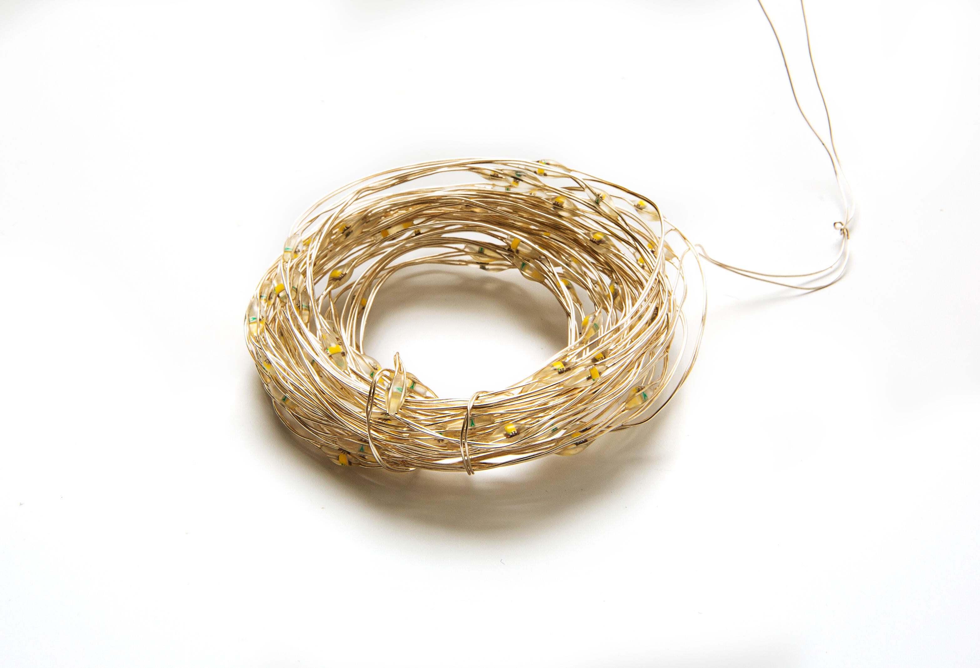 Grinalda iluminada microled para interior 495 cm branco quente - 3