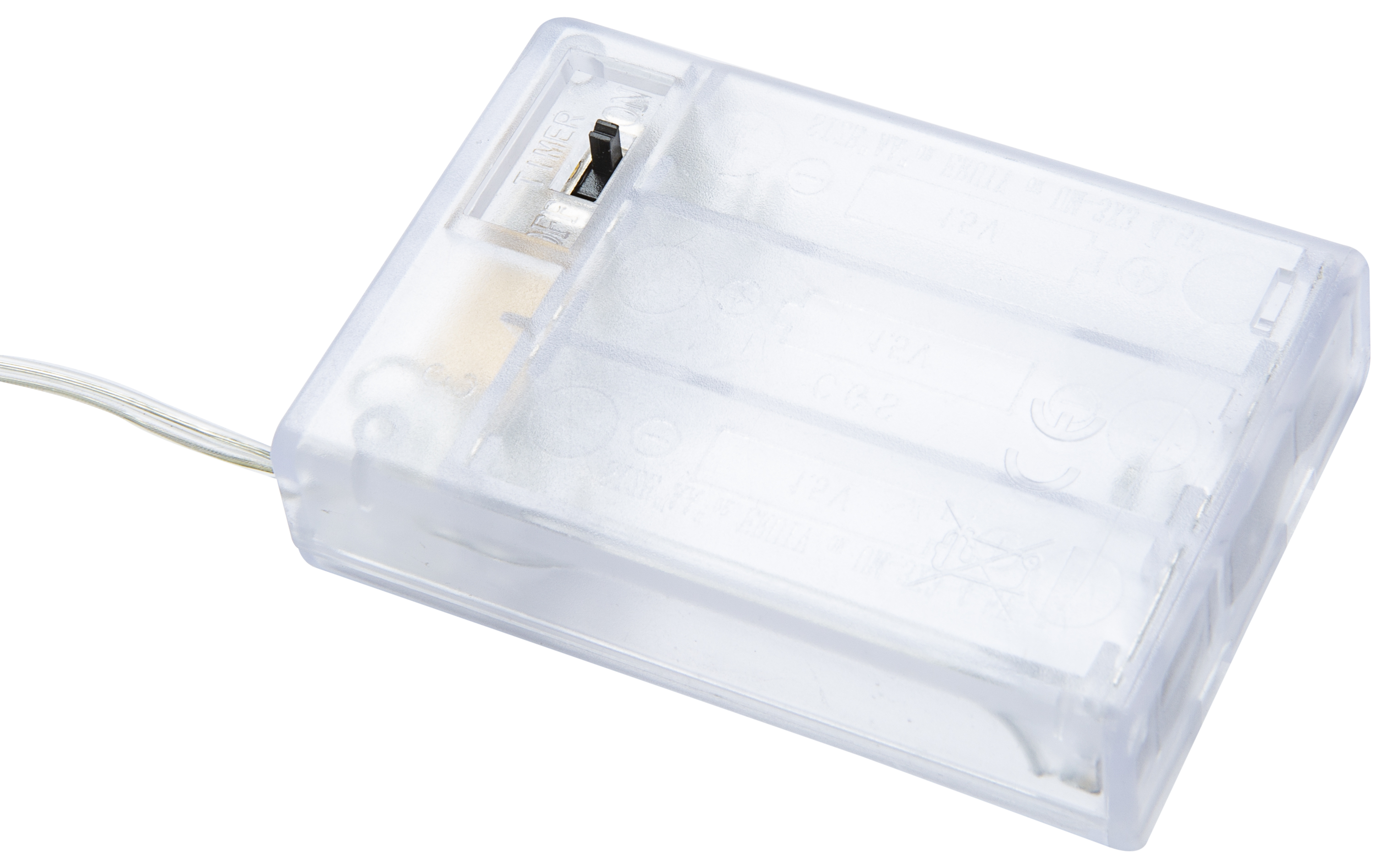 Grinalda iluminada microled para interior 495 cm branco quente - 7