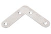Escuadra plana de acero inoxidable 60 x 60 x 15 mm