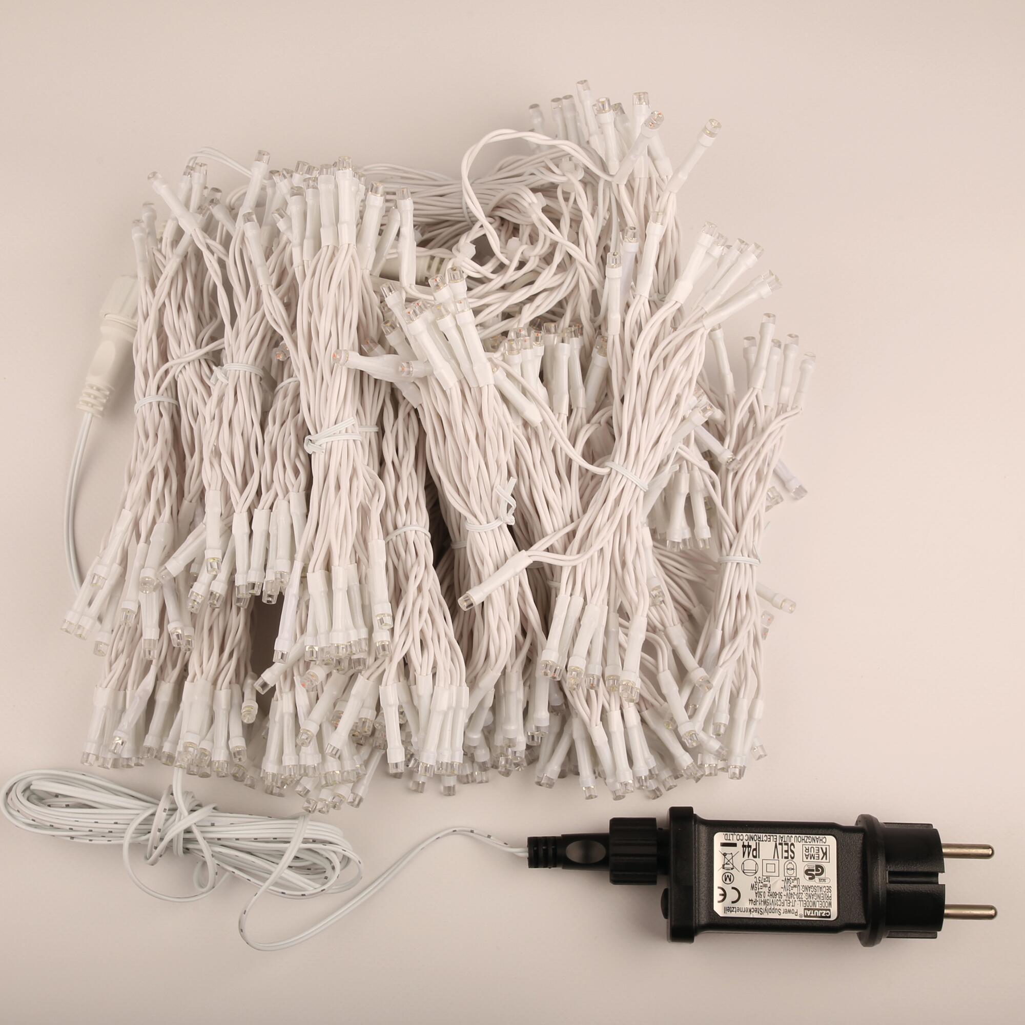 Cortina de luces 600 led 3x2 m multicolor