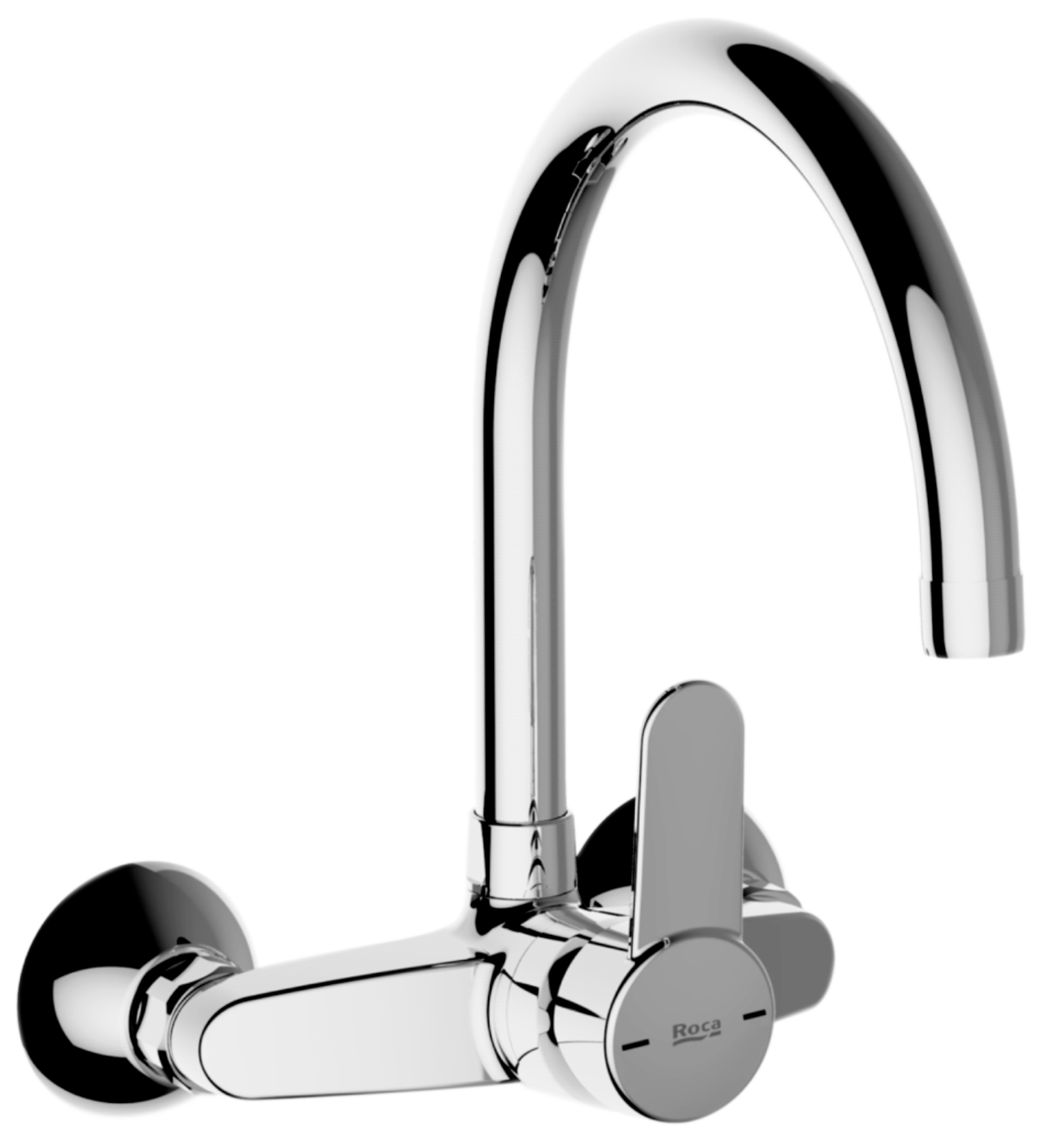 Grifo de cocina monomando ROCA Mitos en cromado Leroy Merlin