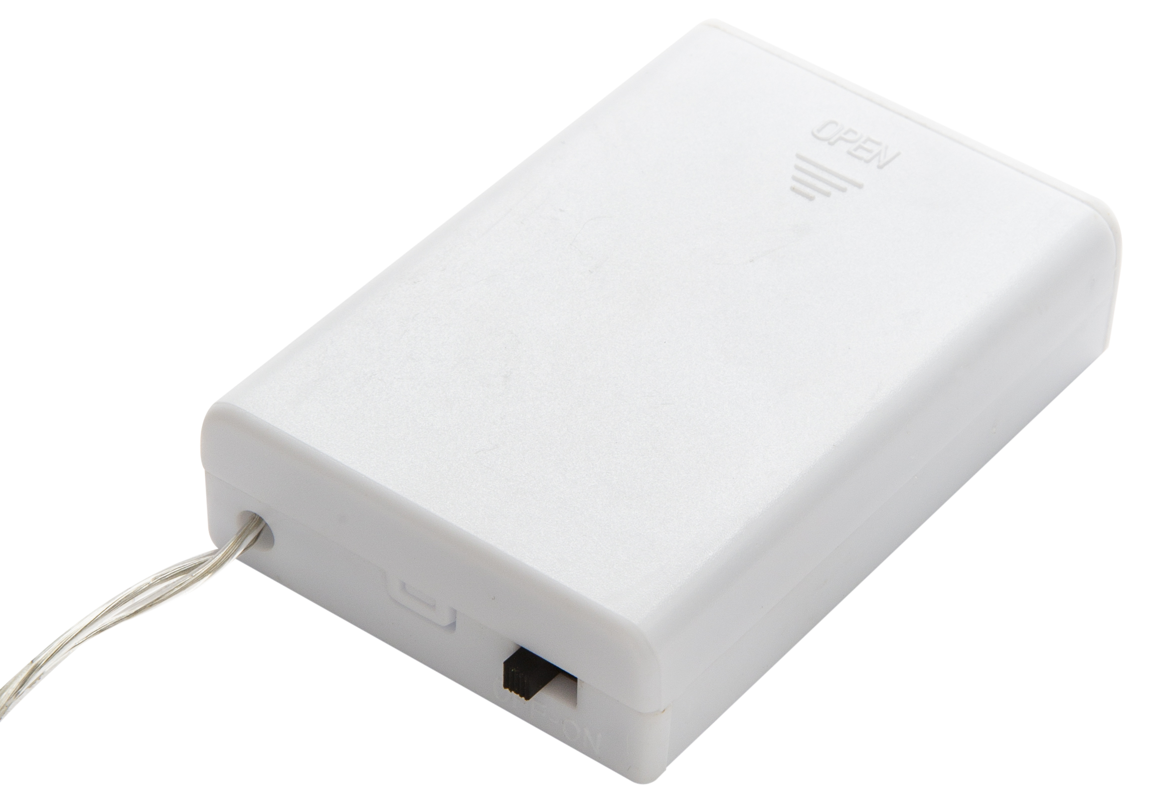 Guirnalda iluminada decorativa con 200 bombillas LED blanco cálido de 10.25 metros de iluminación para exterior a pilas - 9