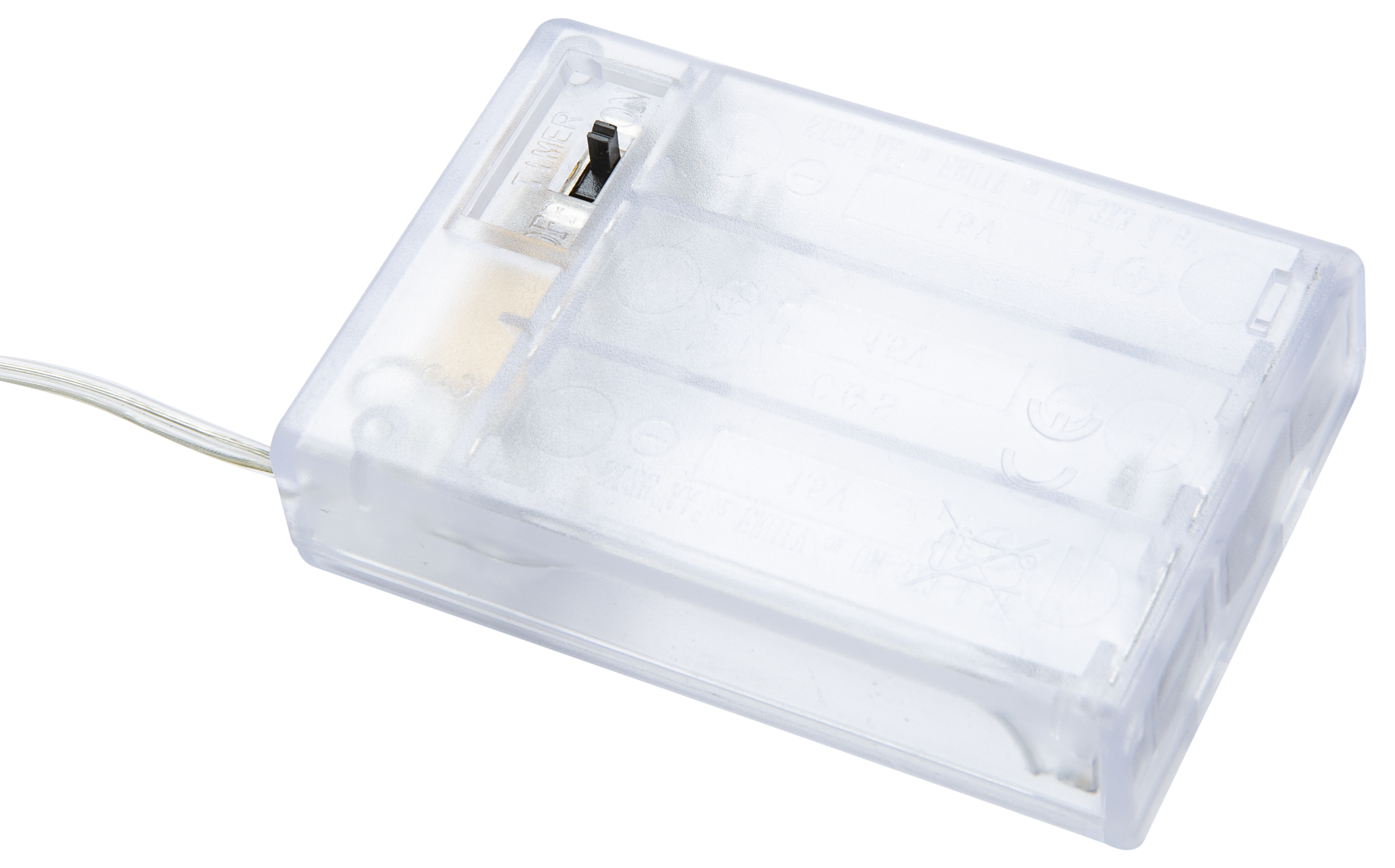 Guirnalda iluminada decorativa con 40 bombillas LED blanco cálido de 1.97 metros de iluminación para interior a pilas - 10