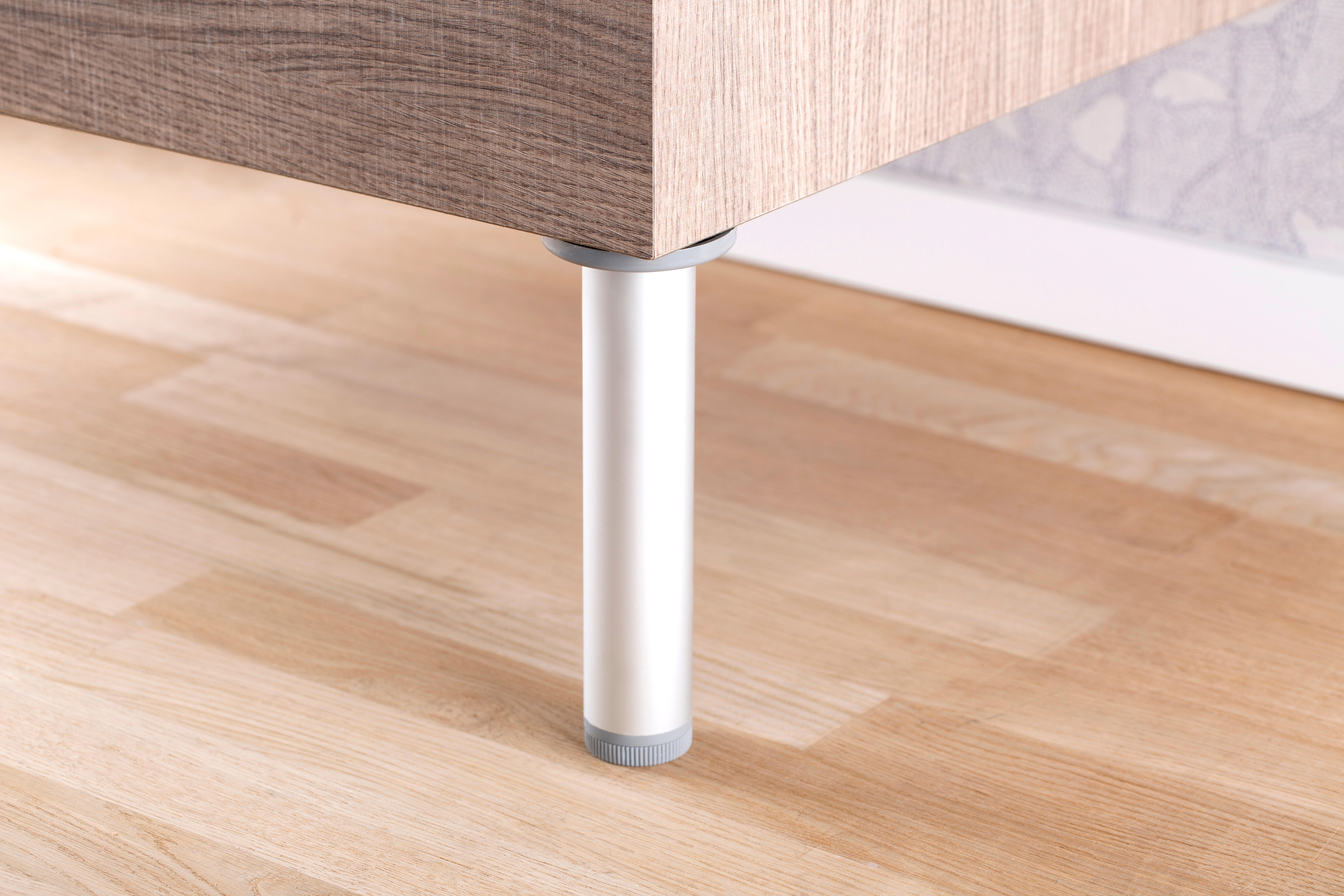 4 pés redondos alumínio 200x40 mm - 3