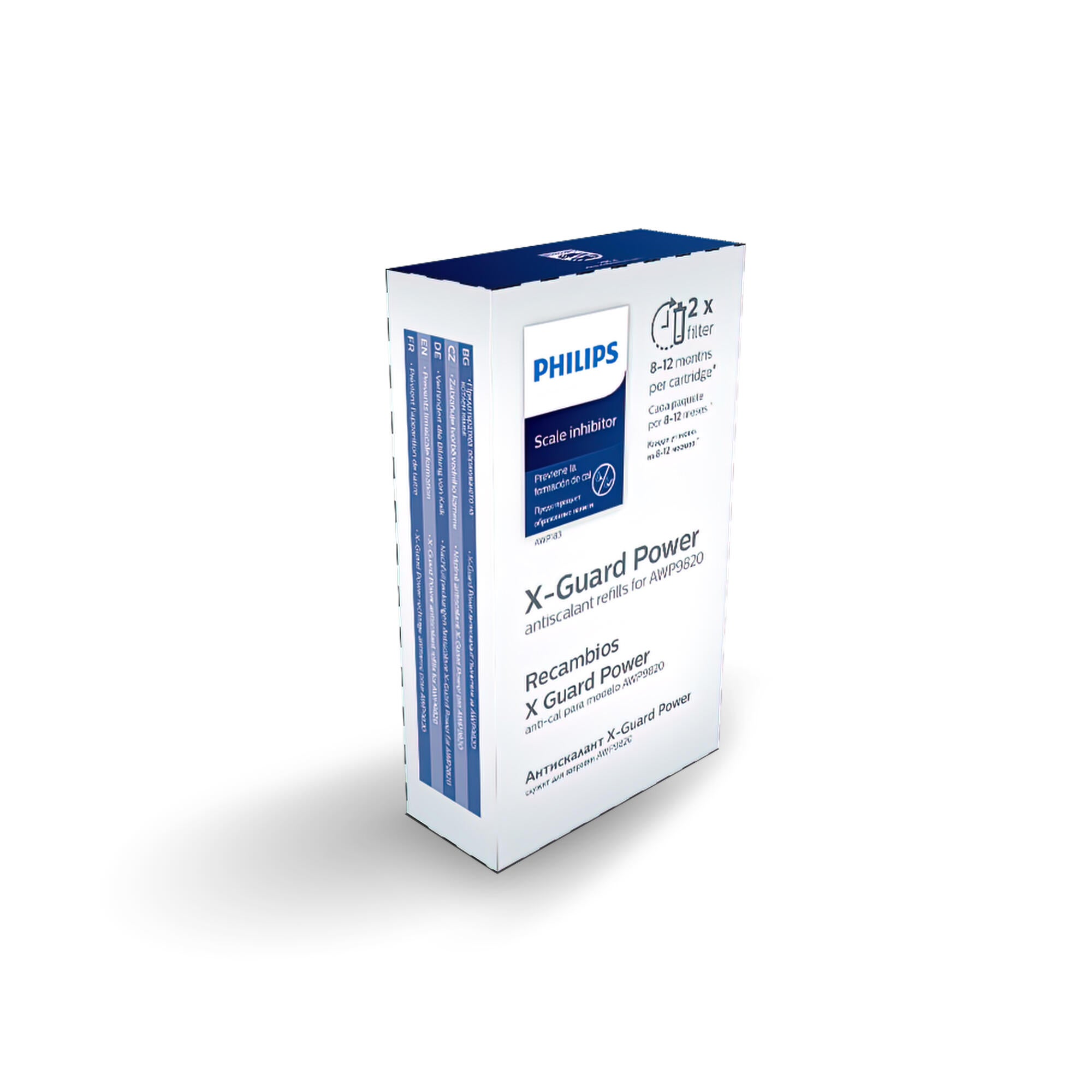 Pack de 2 filtros philips awp9820
