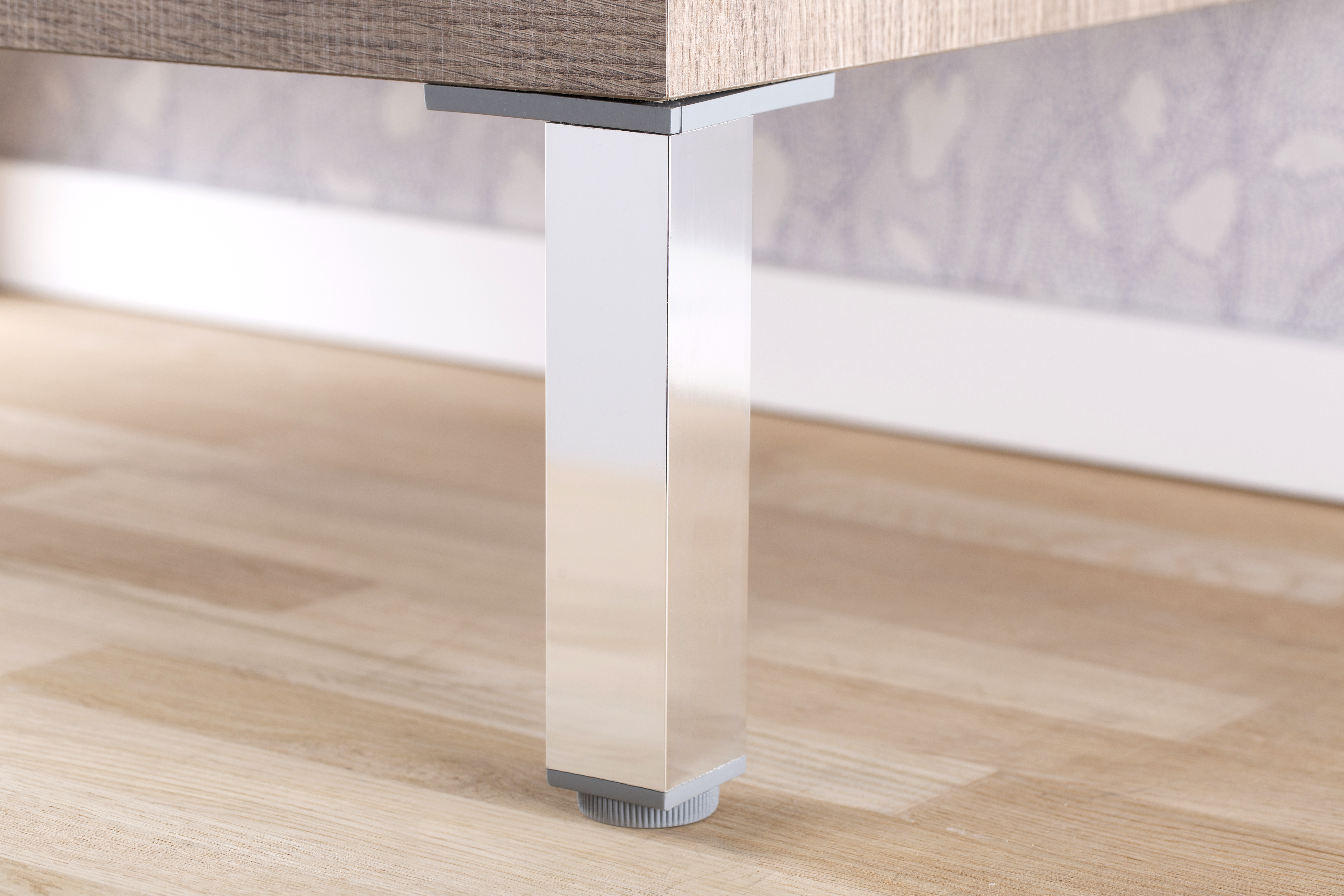 4 pés quadrados 40X40MM CINZENTO - 4