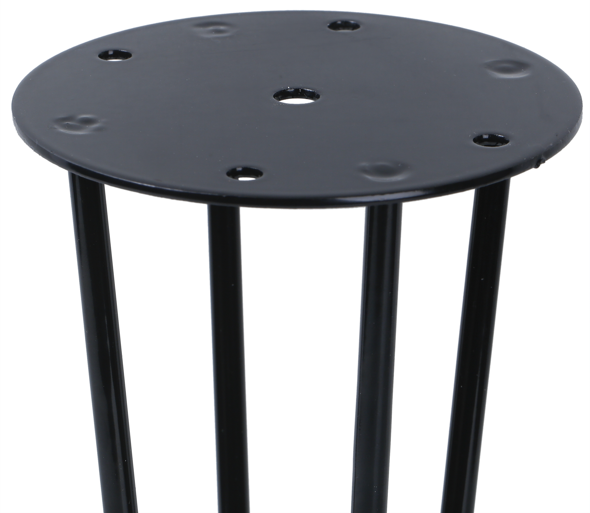 Pé de móvel aço preto 400x60 mm Rei 956 - 4