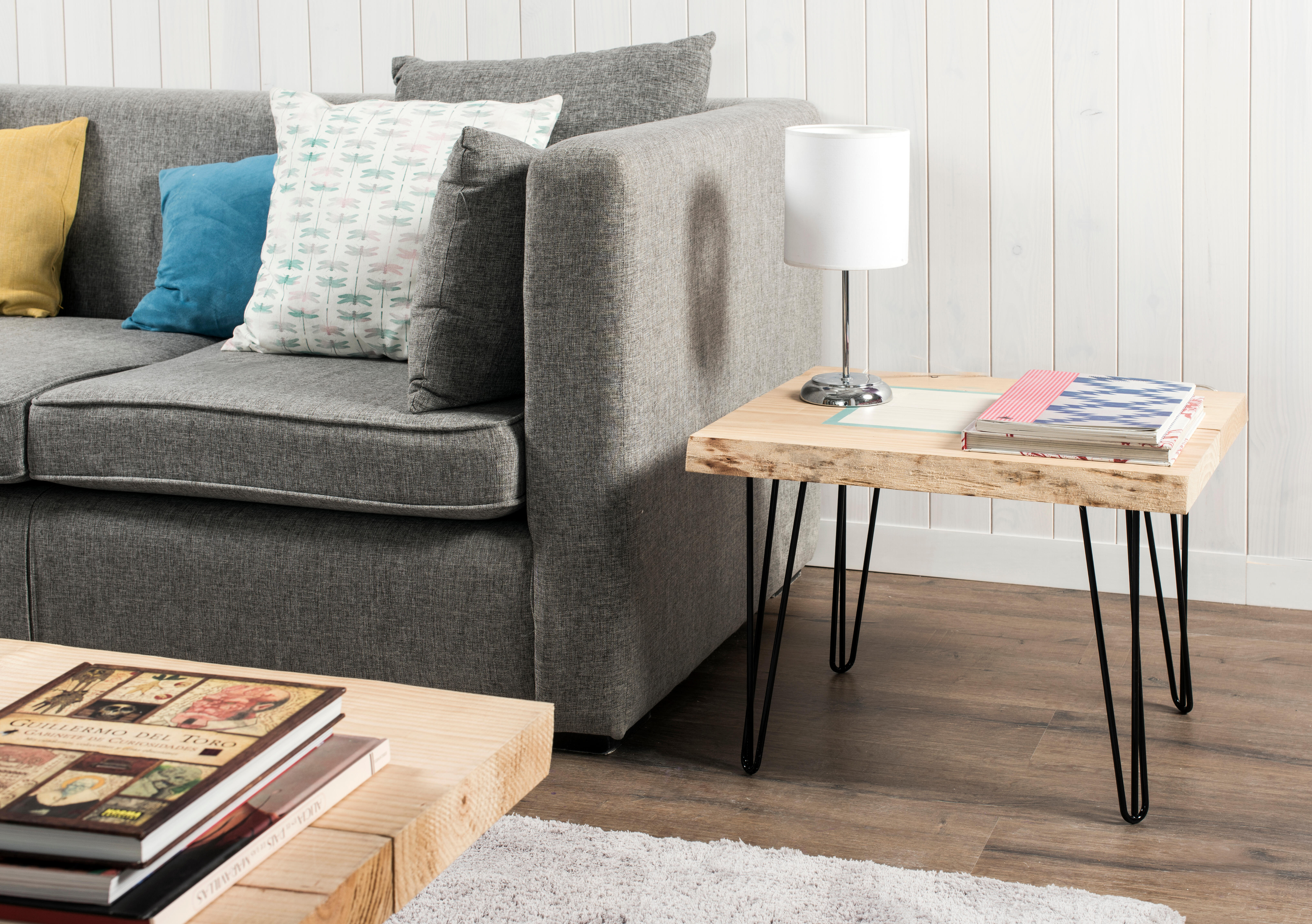 Pés de móvel METAL H400 D80 951 PRETO - 9