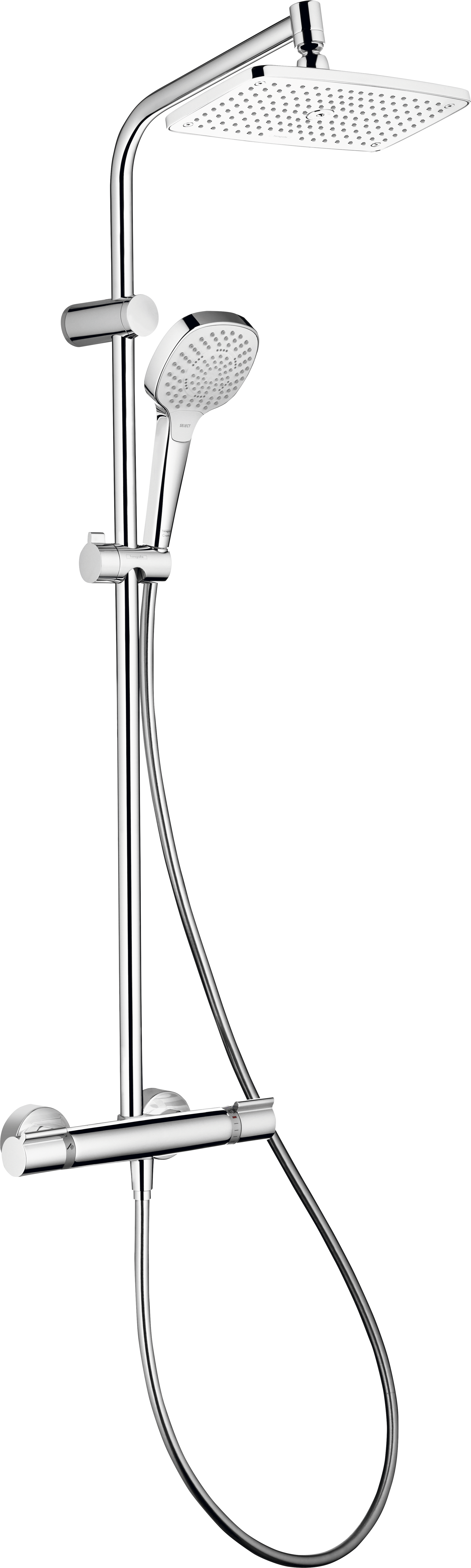 Columna de ducha termostática hansgrohe my select cromado