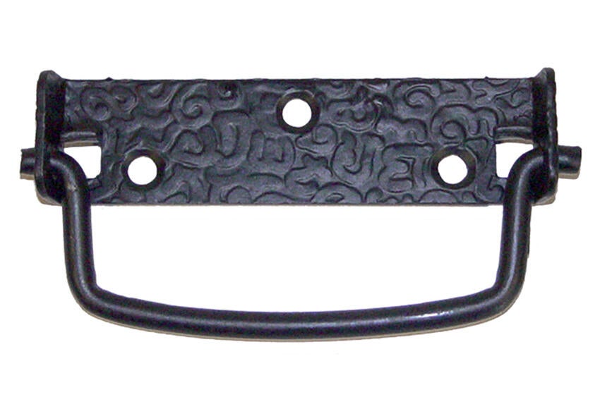 1 tirador de mueble imex el zorro de hierromate 12.5x2.7 mm