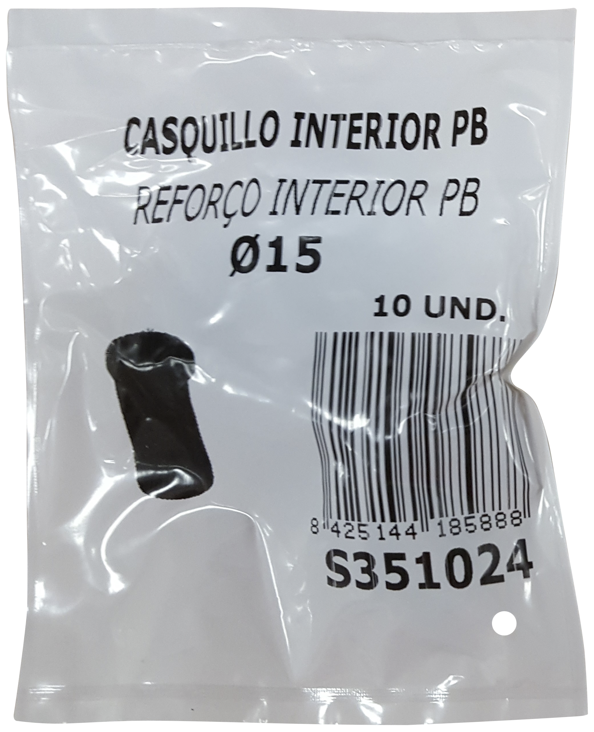 Pack 10 casquillos polibutileno Ø15mm - 2