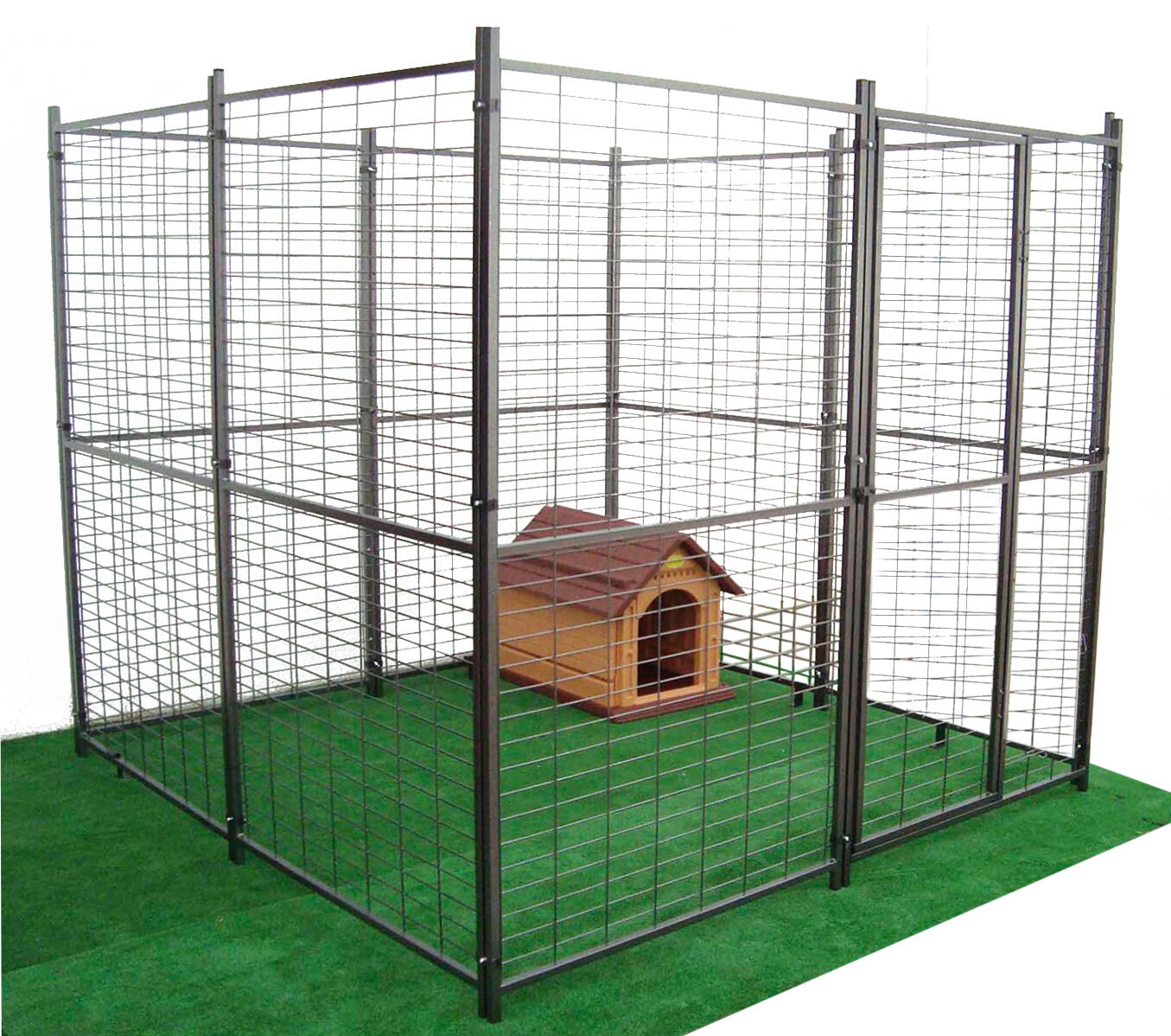 Kit metálico parque para perros basic 200x200 cm