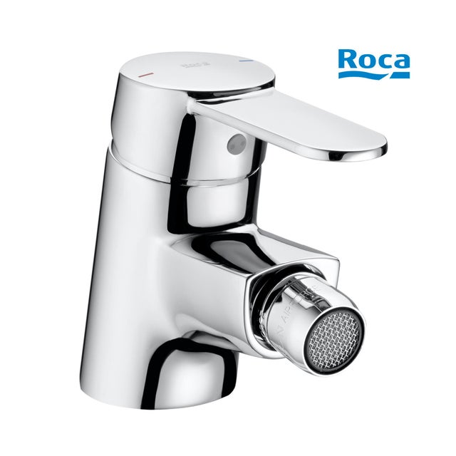 Torneira de bidé monocomando cromado Roca Mitos