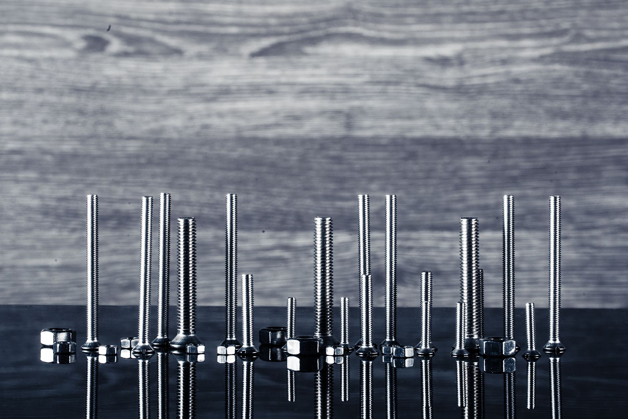 12 Tornillo de métrica cabeza plana avellanada ranurada de acero , Ø 4 x L.20 mm - 10