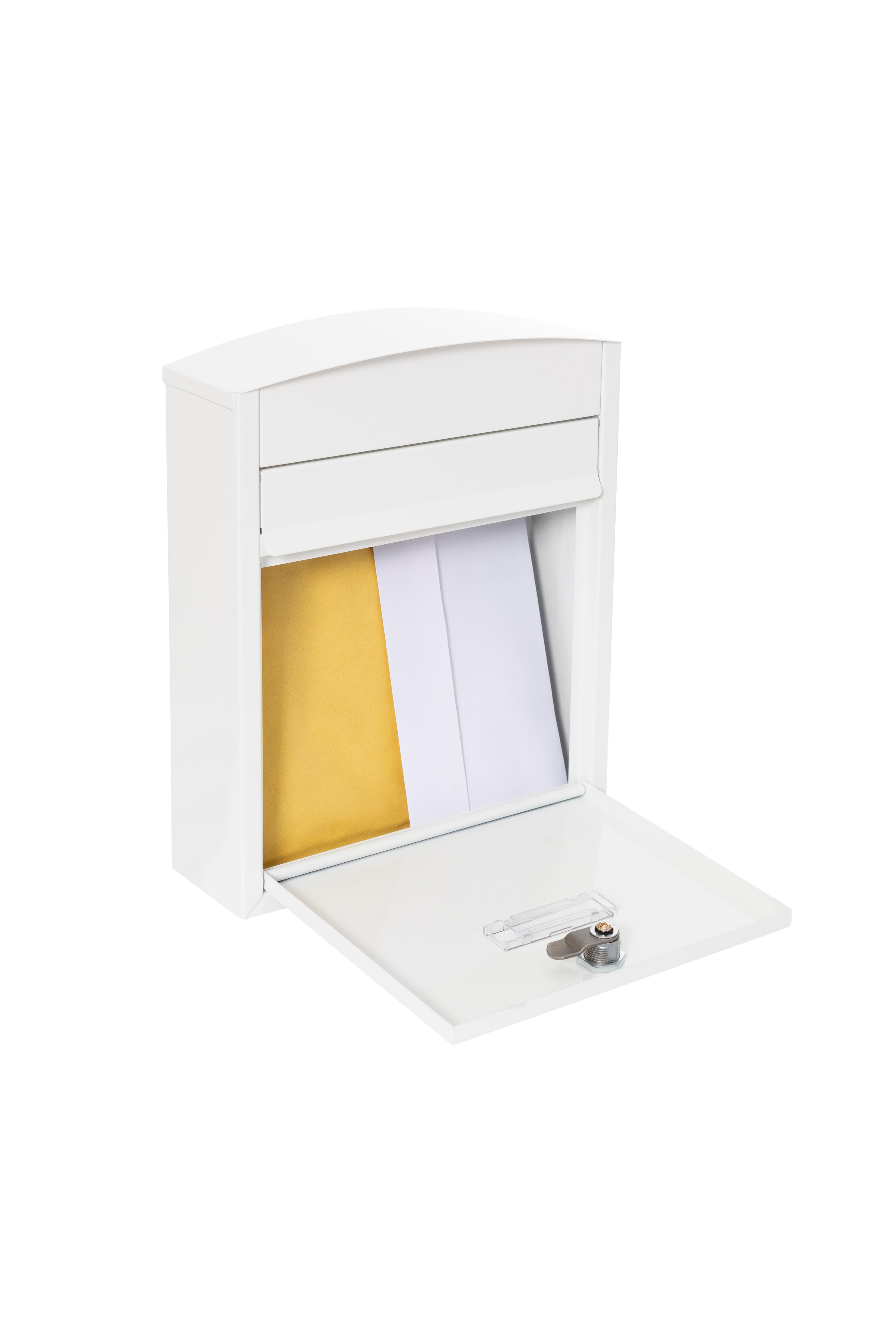 Caixa para documentos branca 28,5x24x9,5 cm DIN A5 Arregui Compact E-5731 - 3