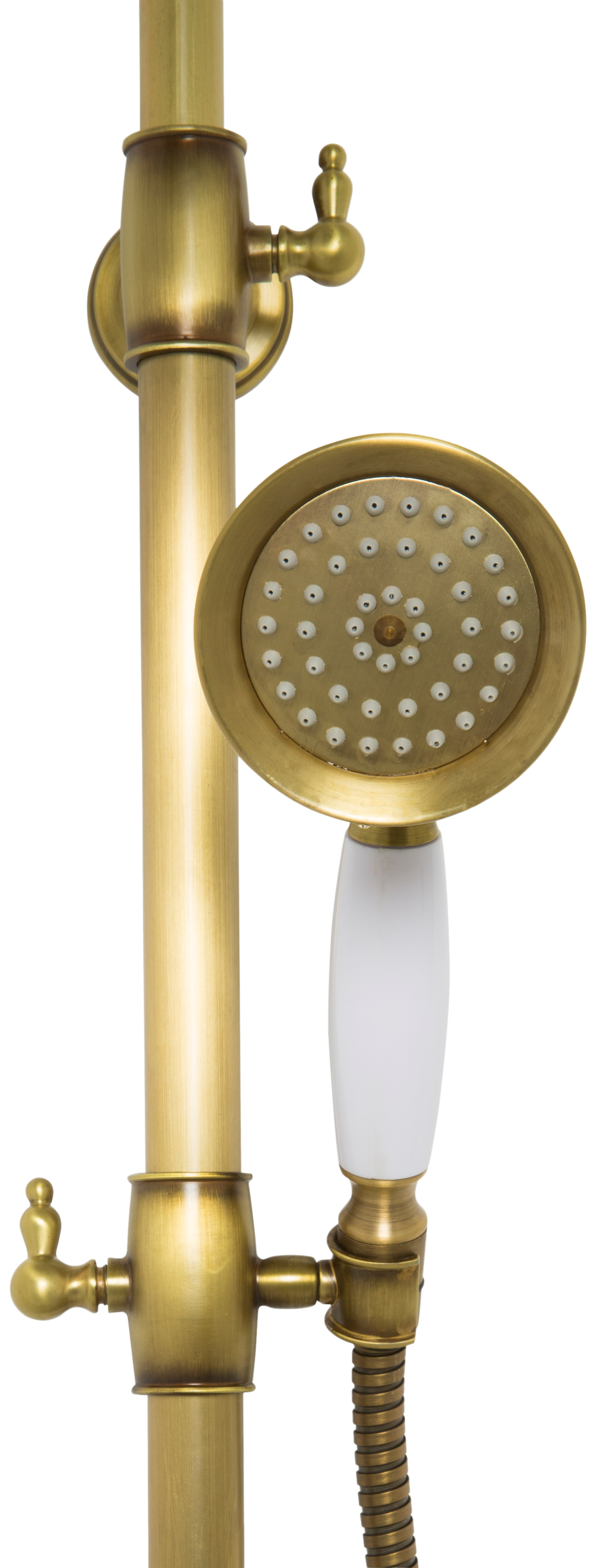 Columna de ducha monomando EDOUARD ROUSSEAU Byron amarillo/dorado - 6