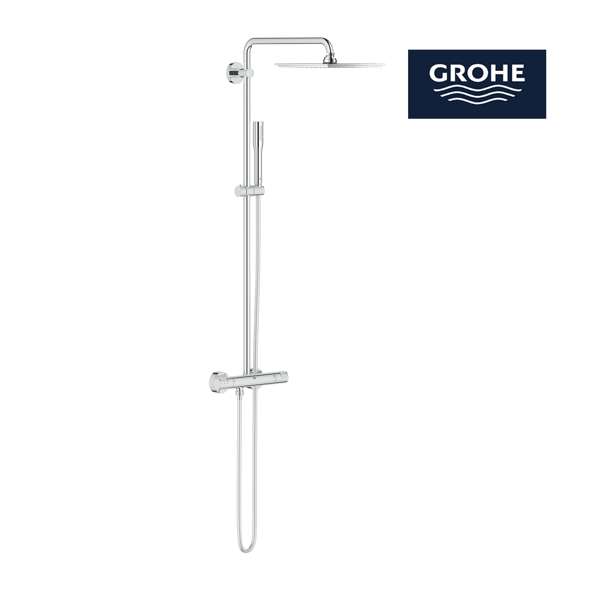 Columna de ducha termostática grohe joy cube xxl cromado