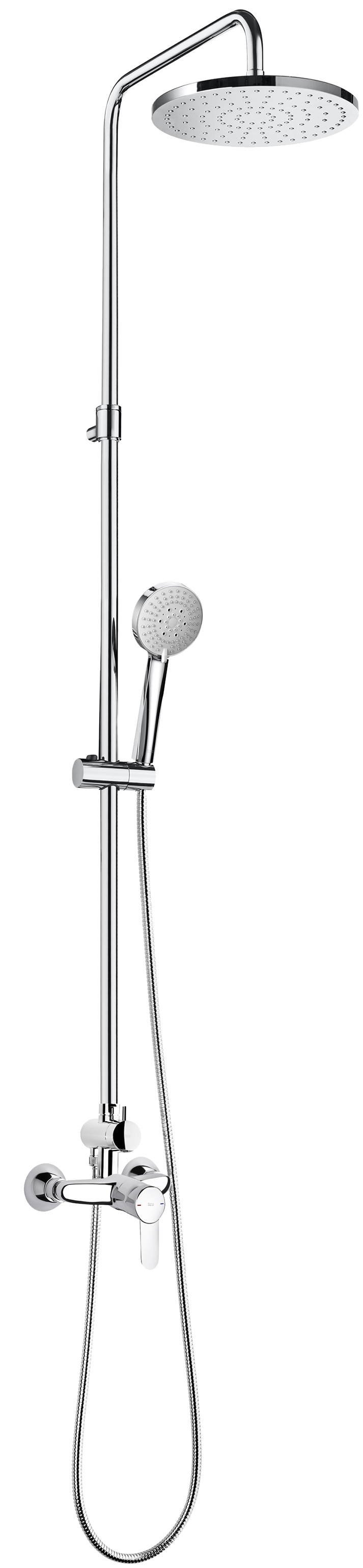 Conjunto de duche cinzento prateado Legacy - 2