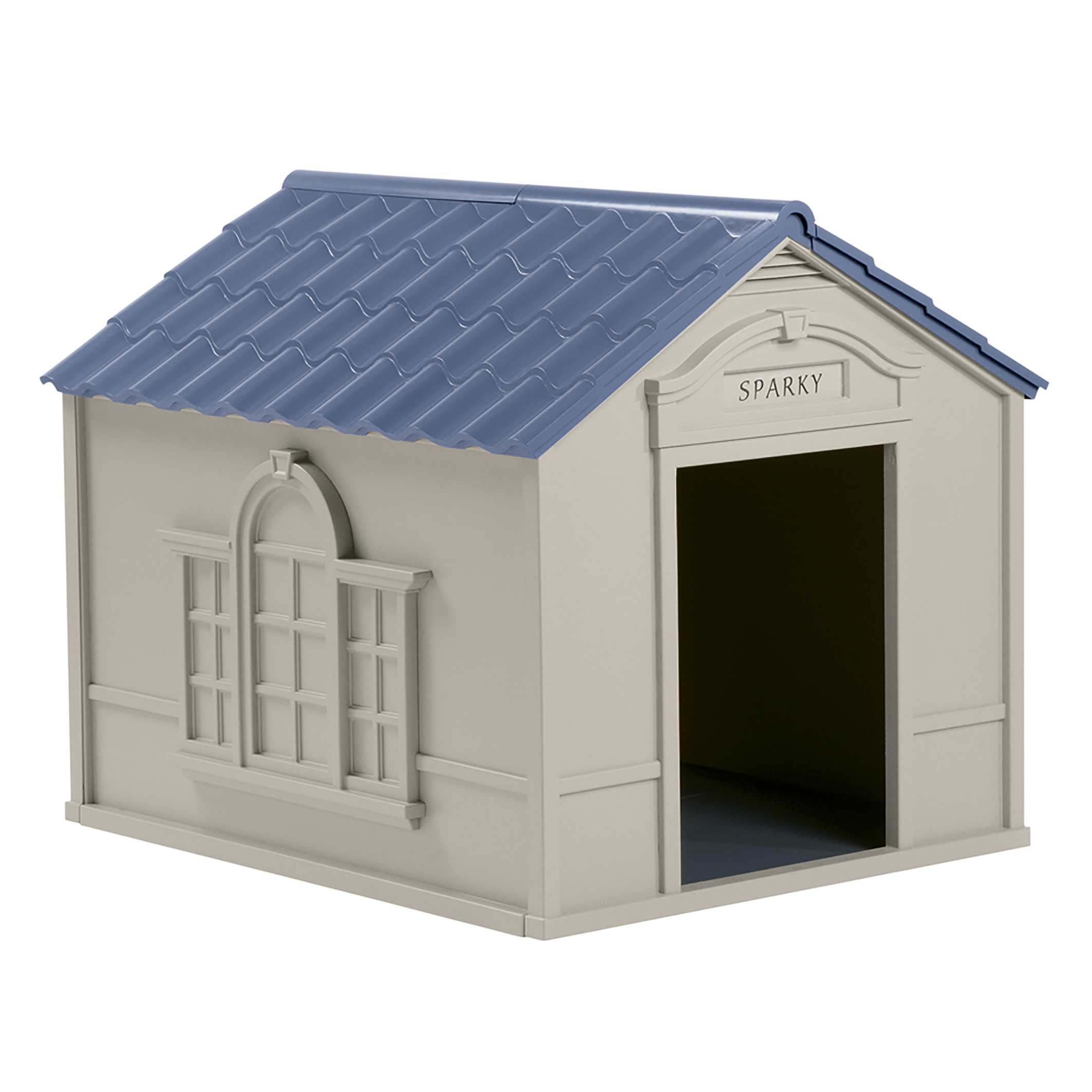 Caseta para perro de pvc multicolor 83x80x97 cm
