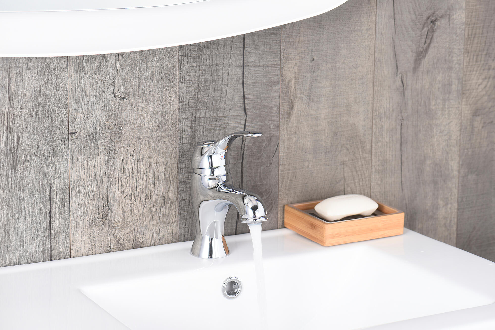 Rubinetto per lavabo Puna SENSEA cromo H16 cm - 6