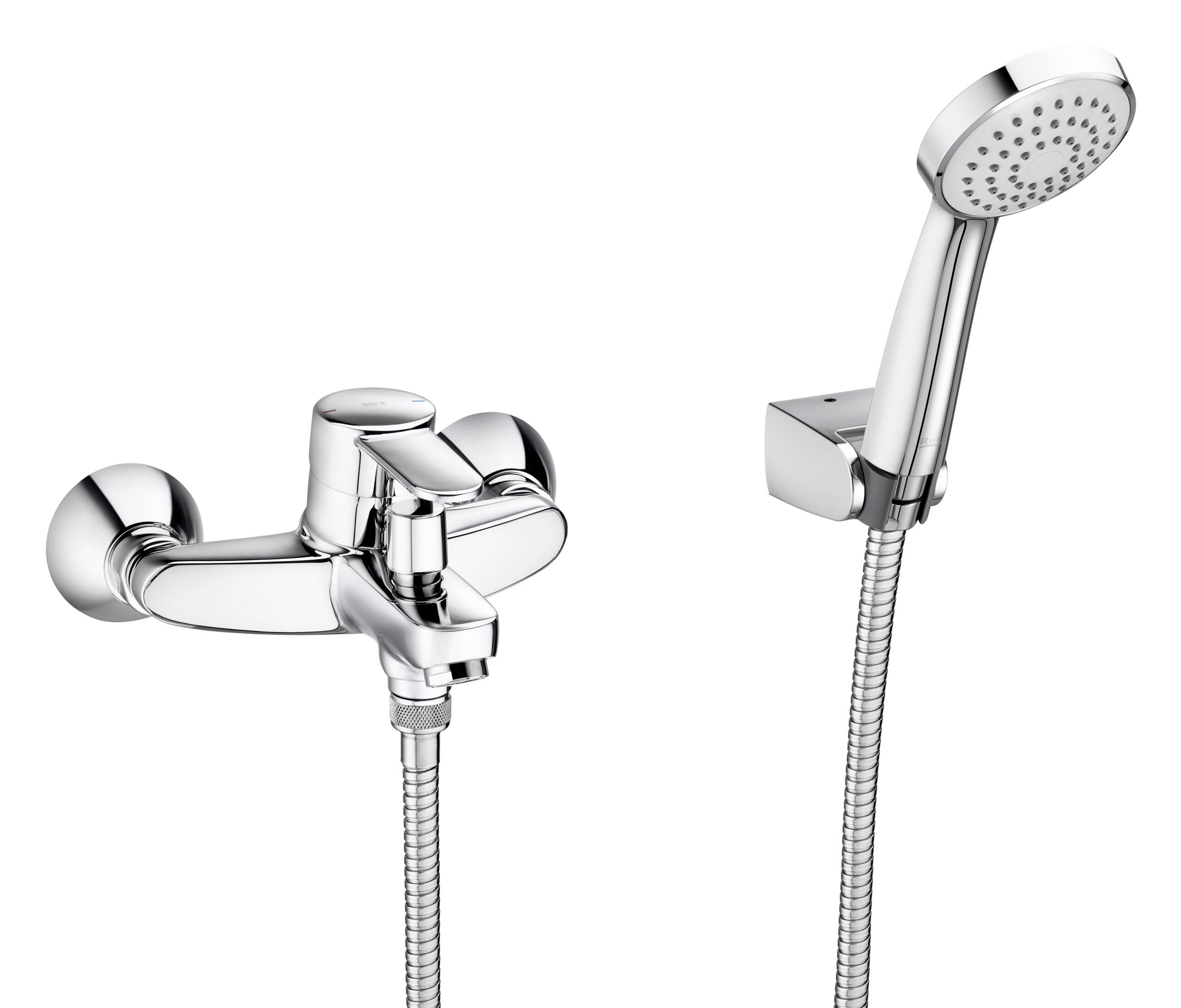 Grifo bañera roca mitos cromo