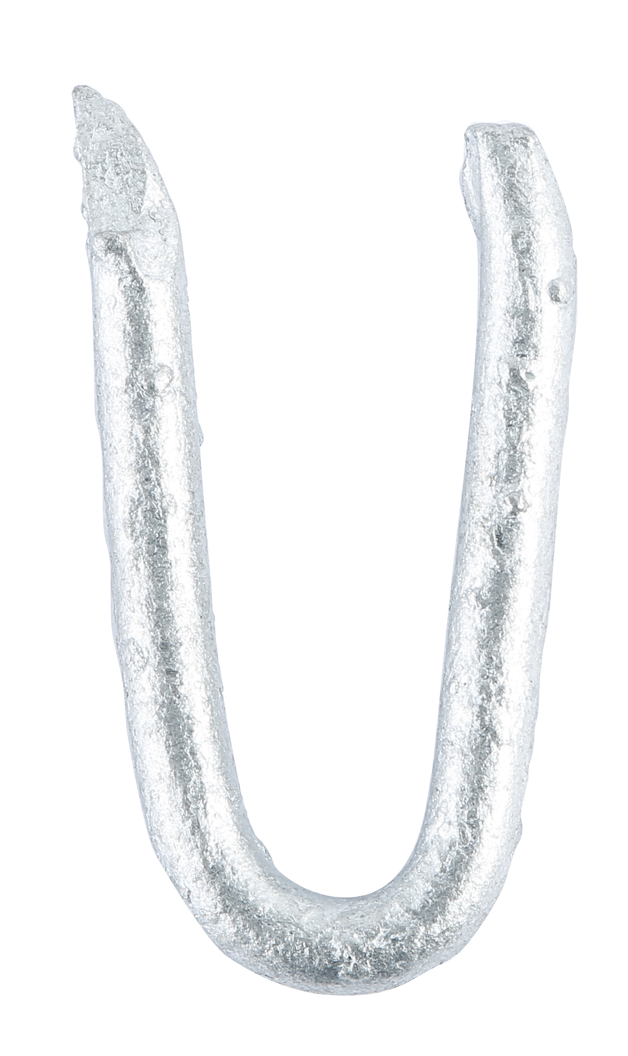 40 clavos con forma de u de acero y 18 mm de longitud - 4