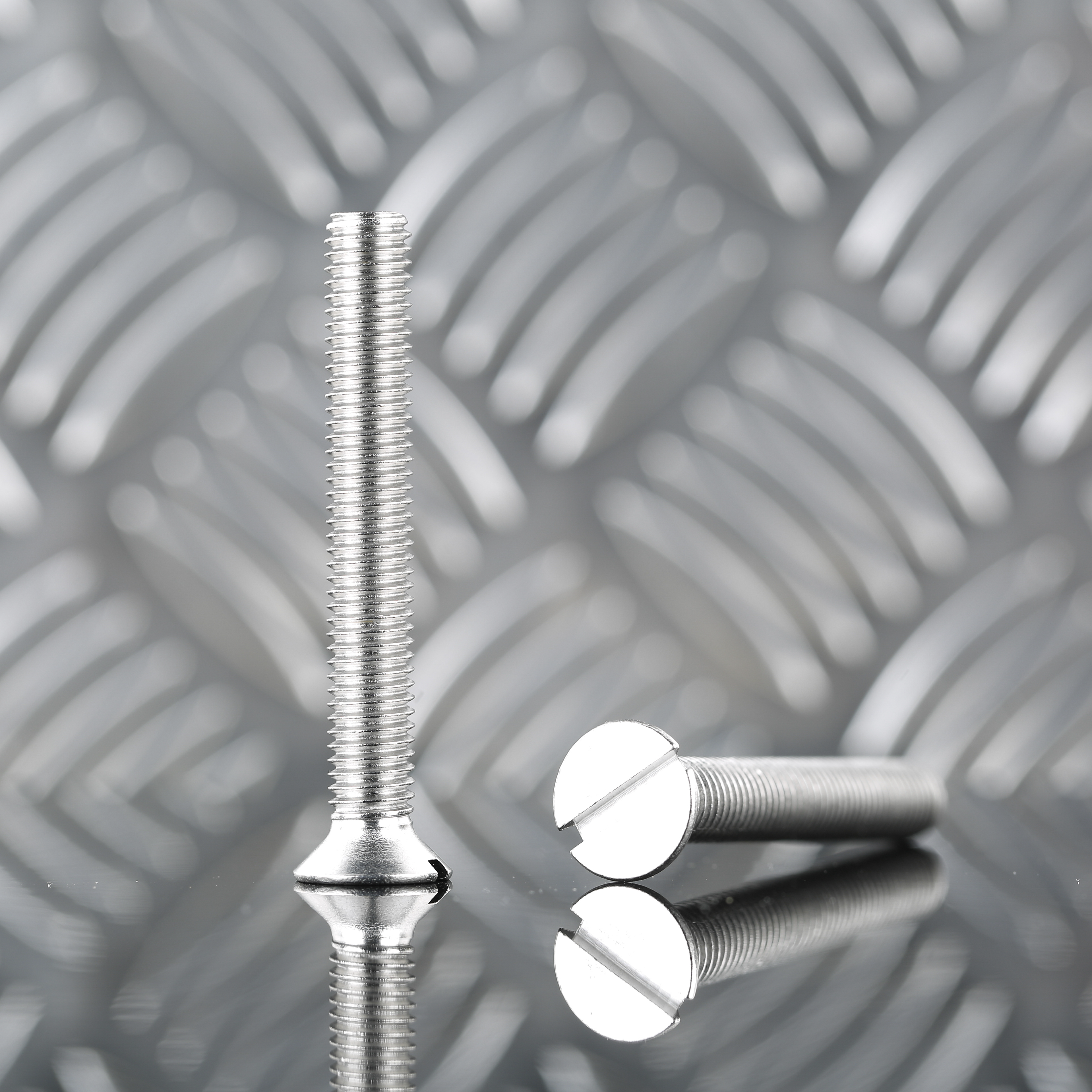 4 Tornillo de métrica cabeza avellanada ranurada de acero , Ø 8 x L.60 mm - 2