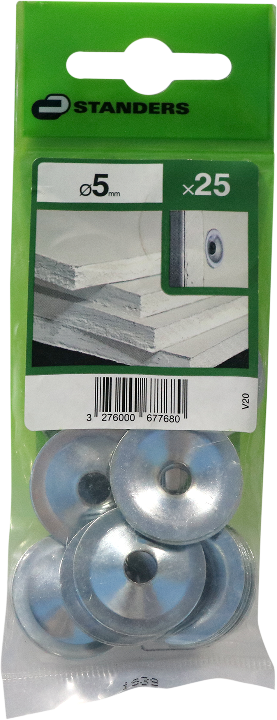 25 anilhas STANDERS PLACAS DE GESSO 5MM - 4